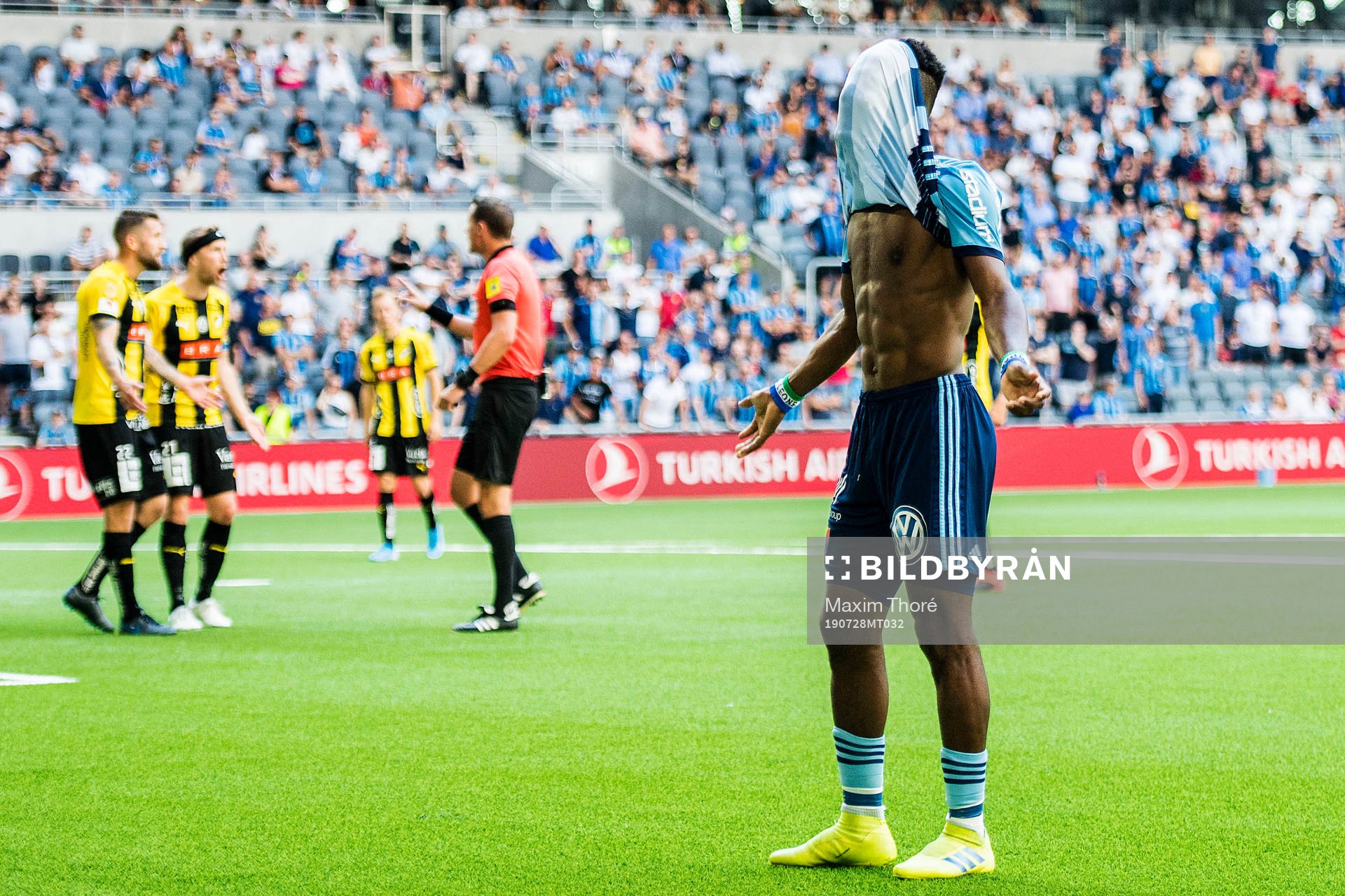 Djurgårdens Mohamed Buya Turay deppar