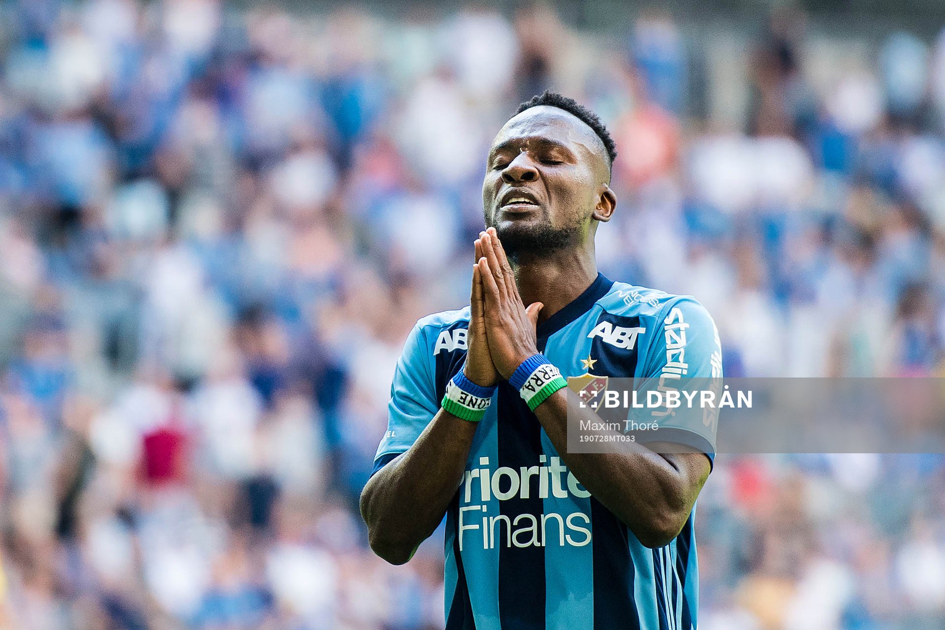 Djurgårdens Mohamed Buya Turay deppar