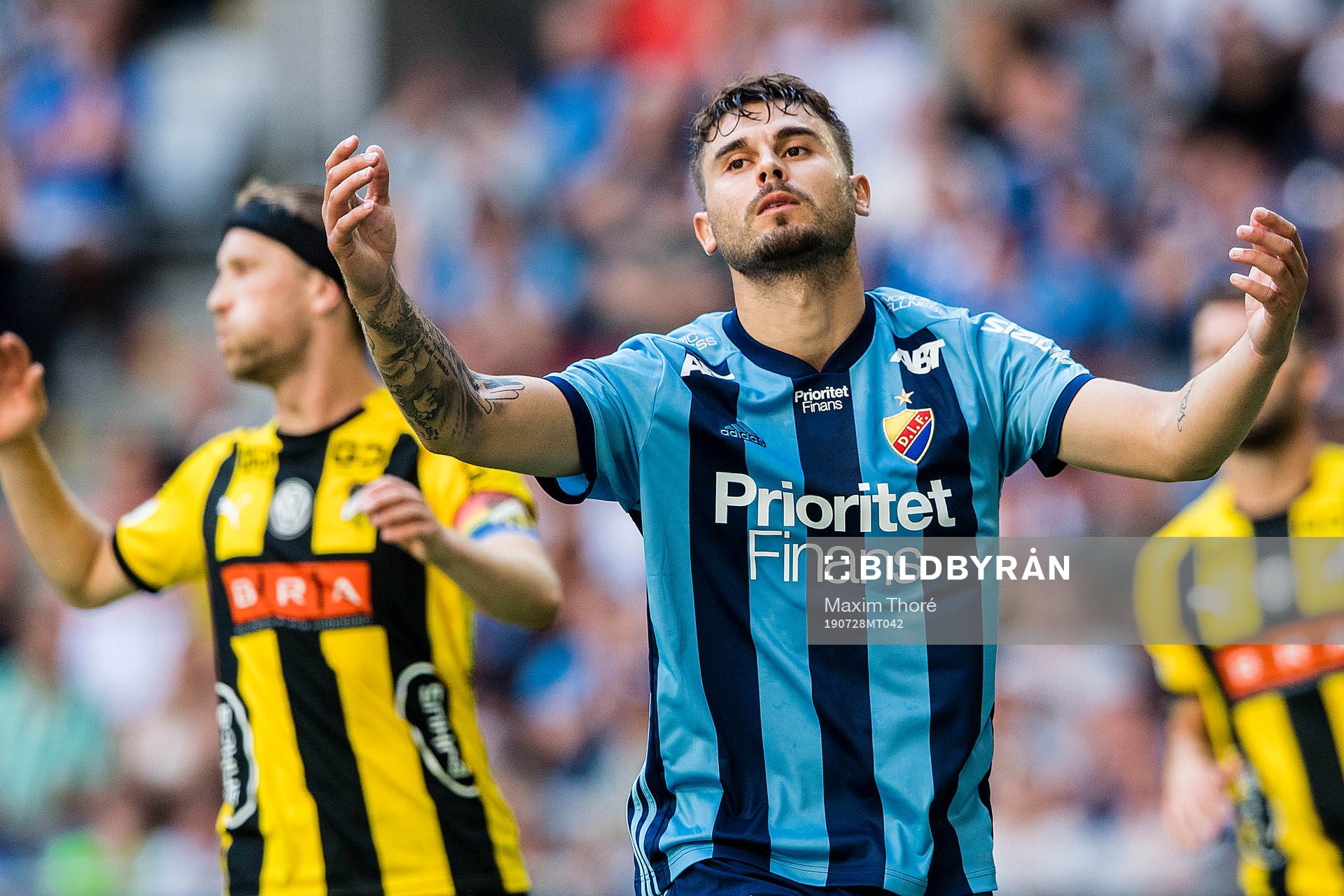 Djurgårdens Astrit Ajdarevic deppar