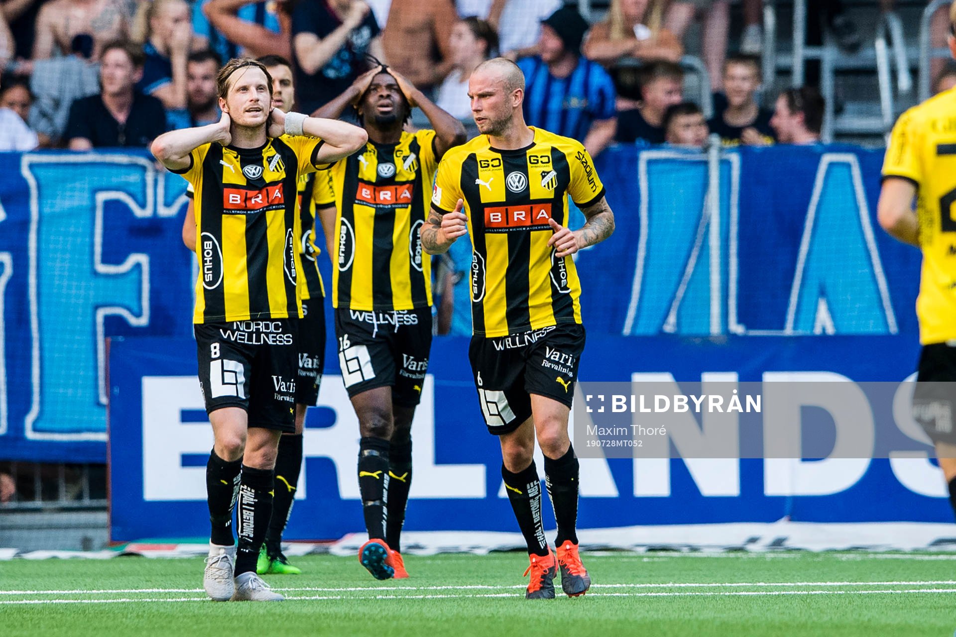Häckens Erik Friberg och Kizito Kwame deppar