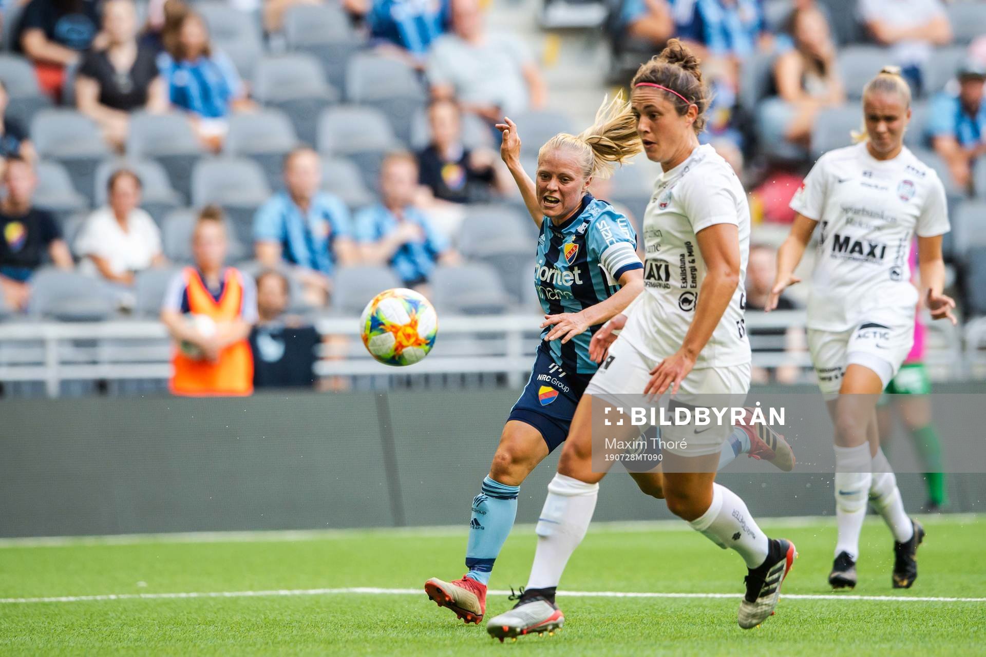Djurgårdens Mia Jalkerud och Eskilstunas Eskilstunas