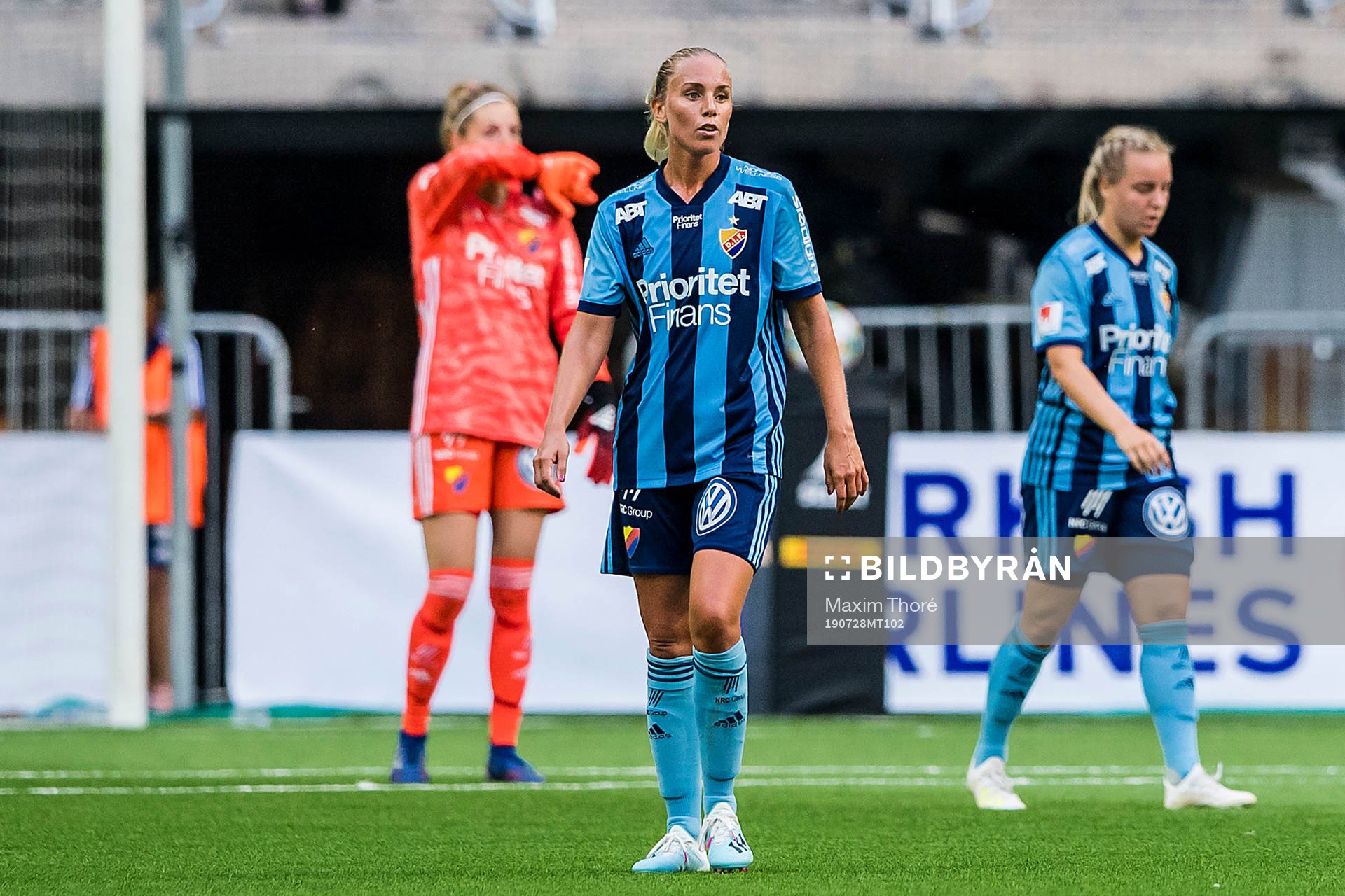 Djurgårdens Petronella Ekroth deppar