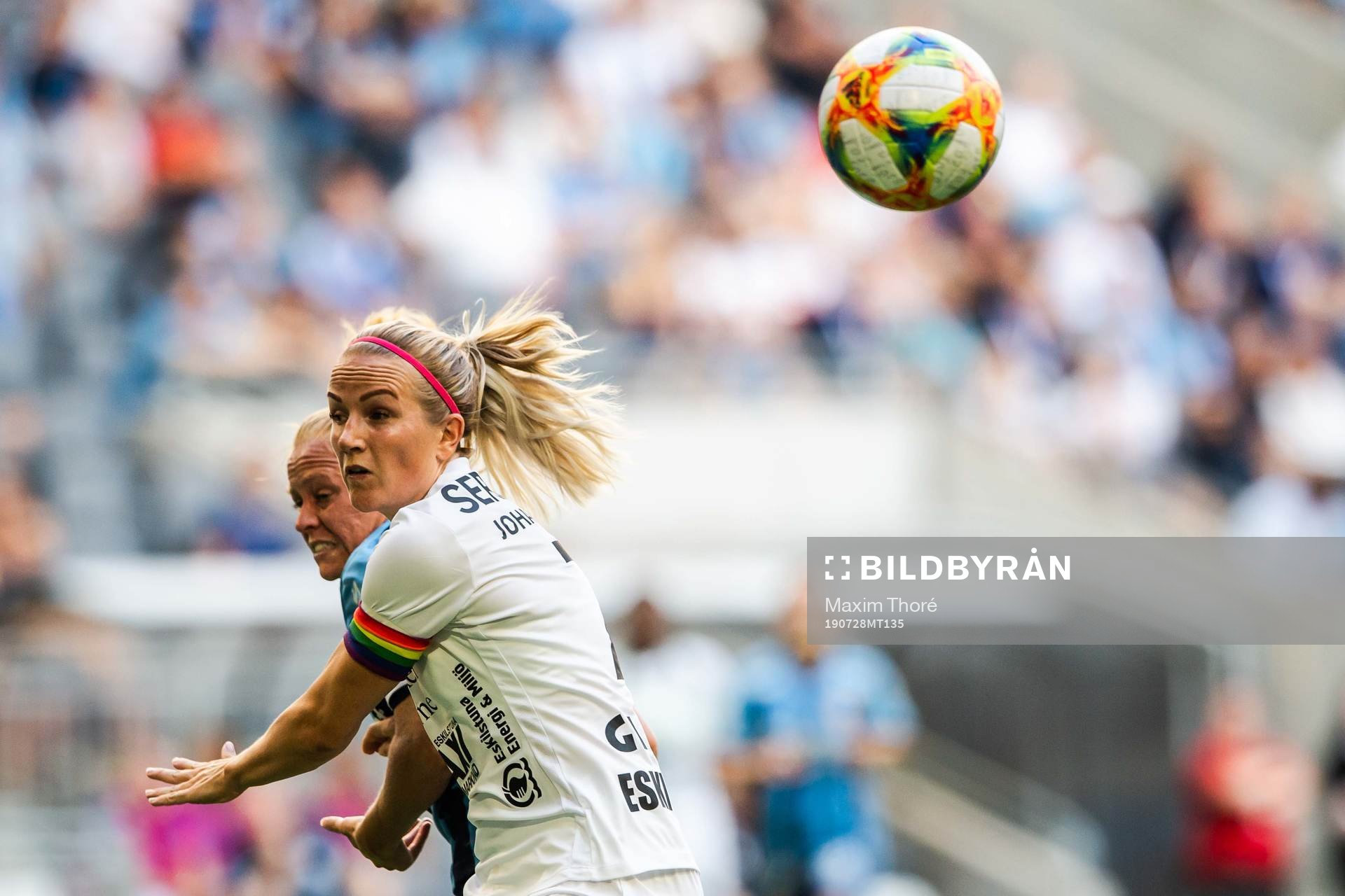 Eskilstunas Fanny Andersson och Djurgårdens Mia Jalkerud
