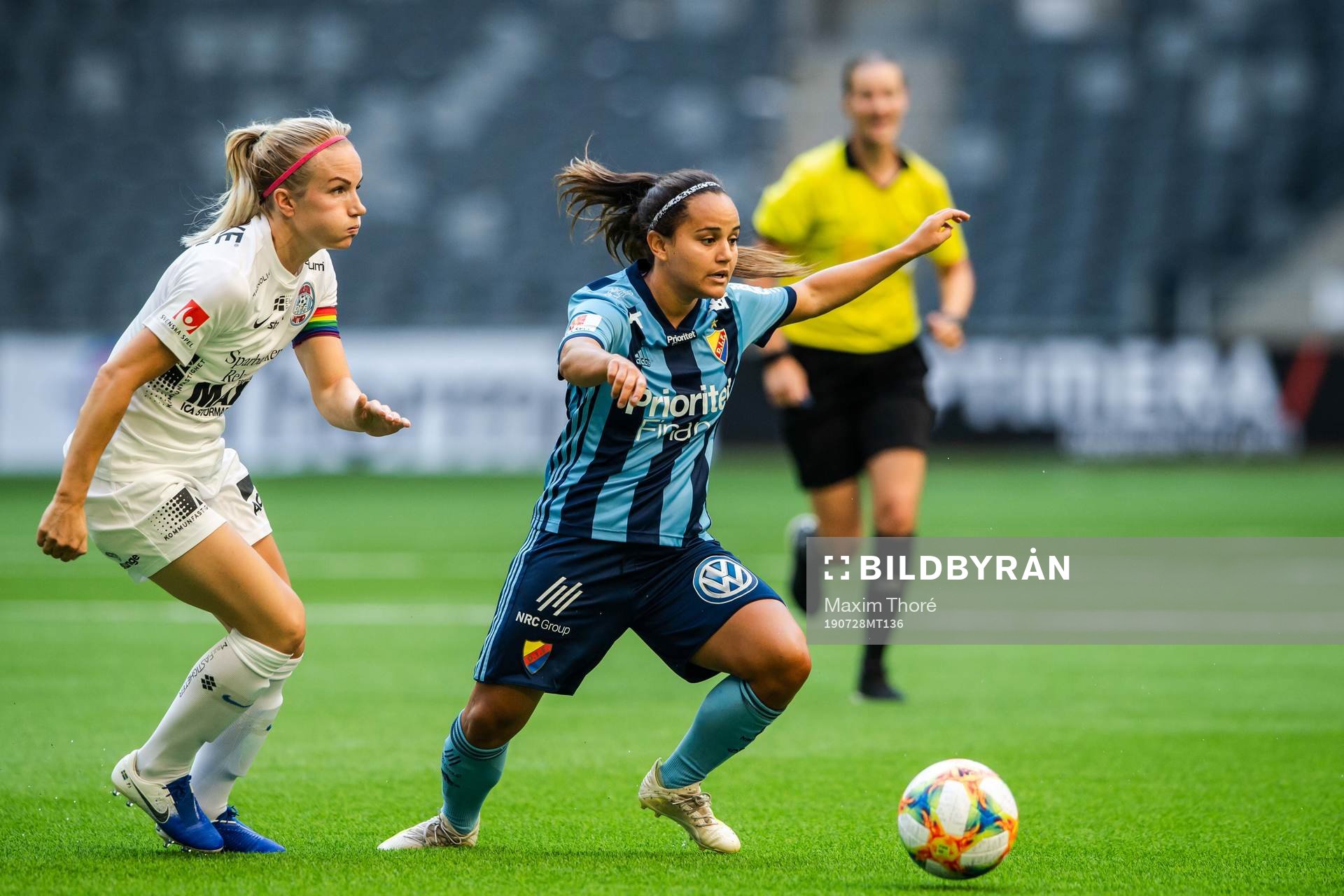 Eskilstunas Julia Tunturi och Djurgårdens Malin Diaz