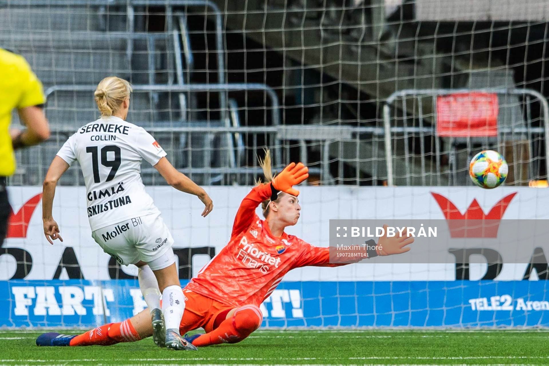 Eskilstunas Kaisa Collin gör 0-3 bakom Djurgårdens
