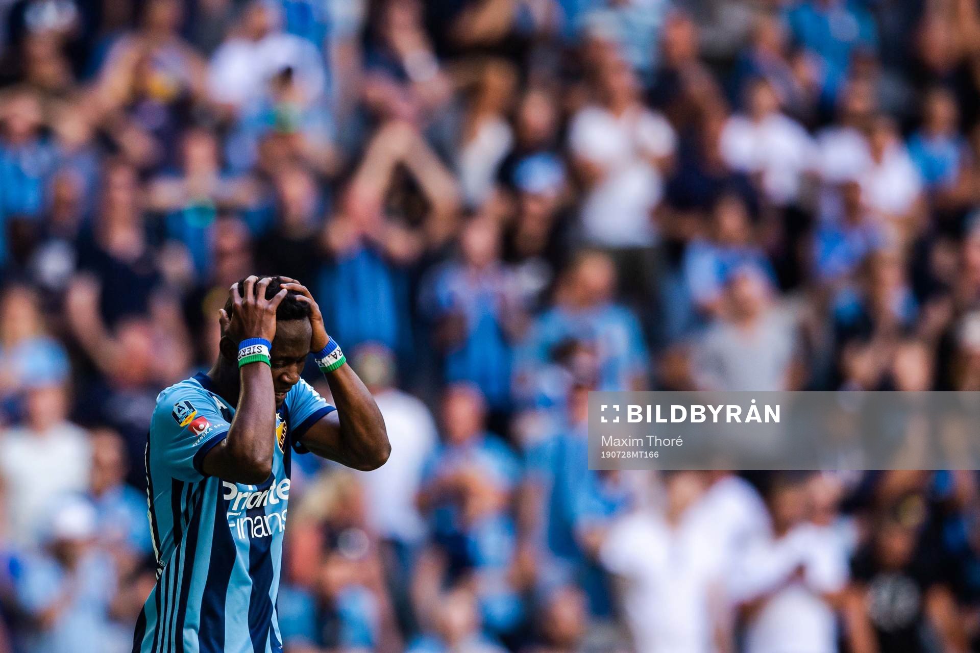 Djurgårdens Mohamed Buya Turay deppar