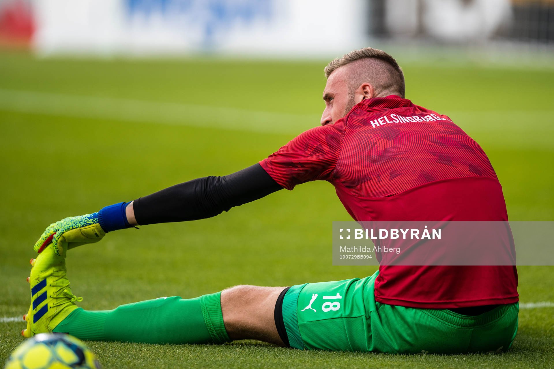 Helsingborgs målvakt Alexander Nilsson