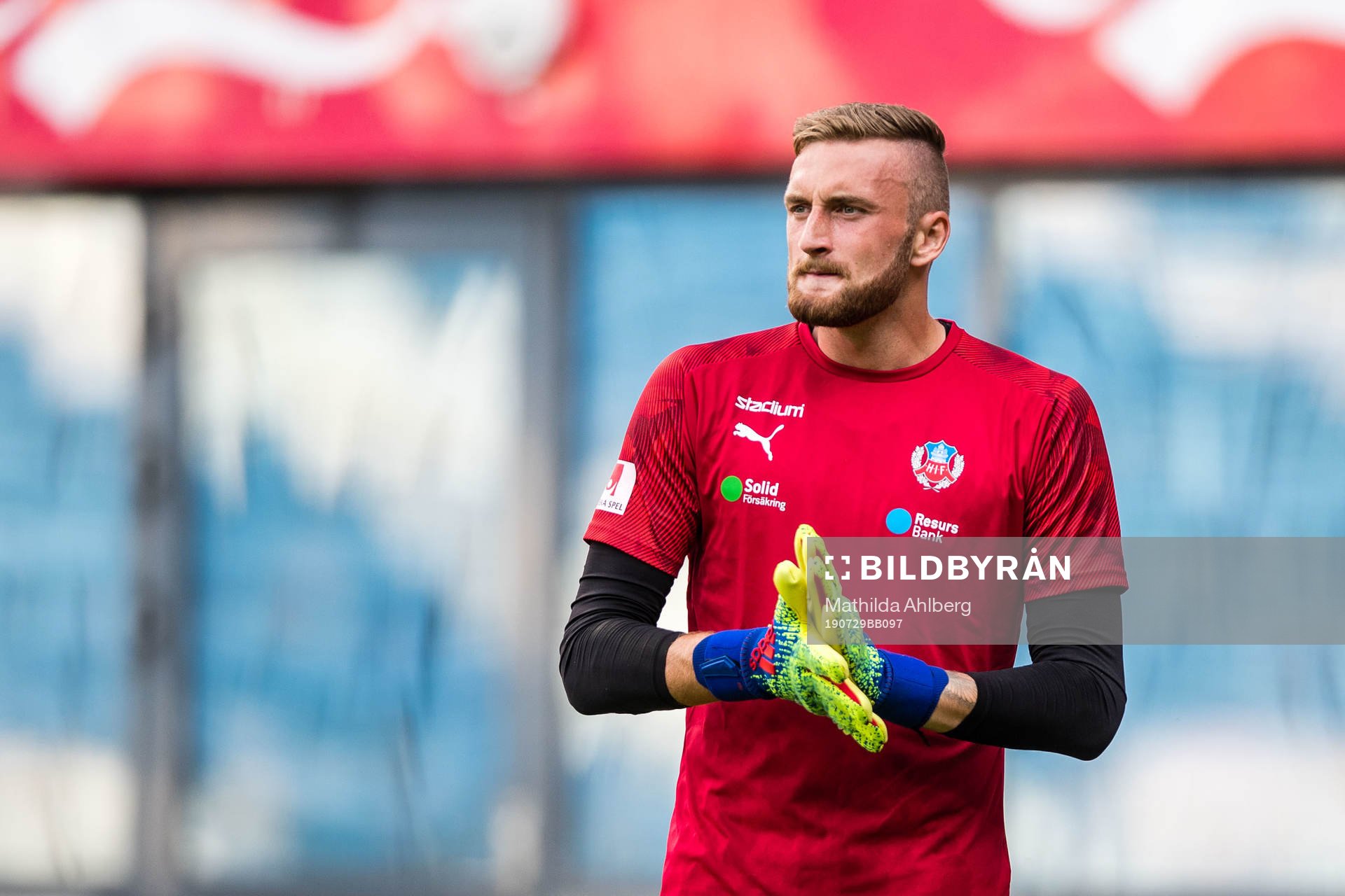 Helsingborgs målvakt Alexander Nilsson