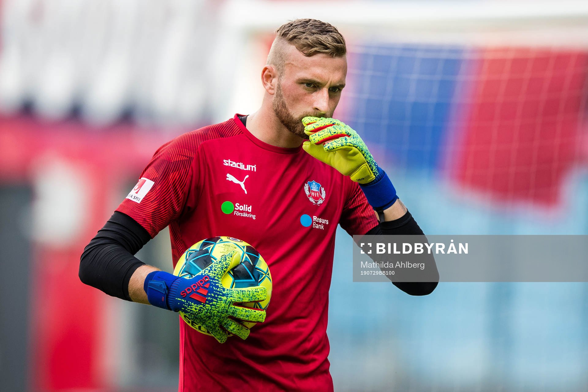 Helsingborgs målvakt Alexander Nilsson