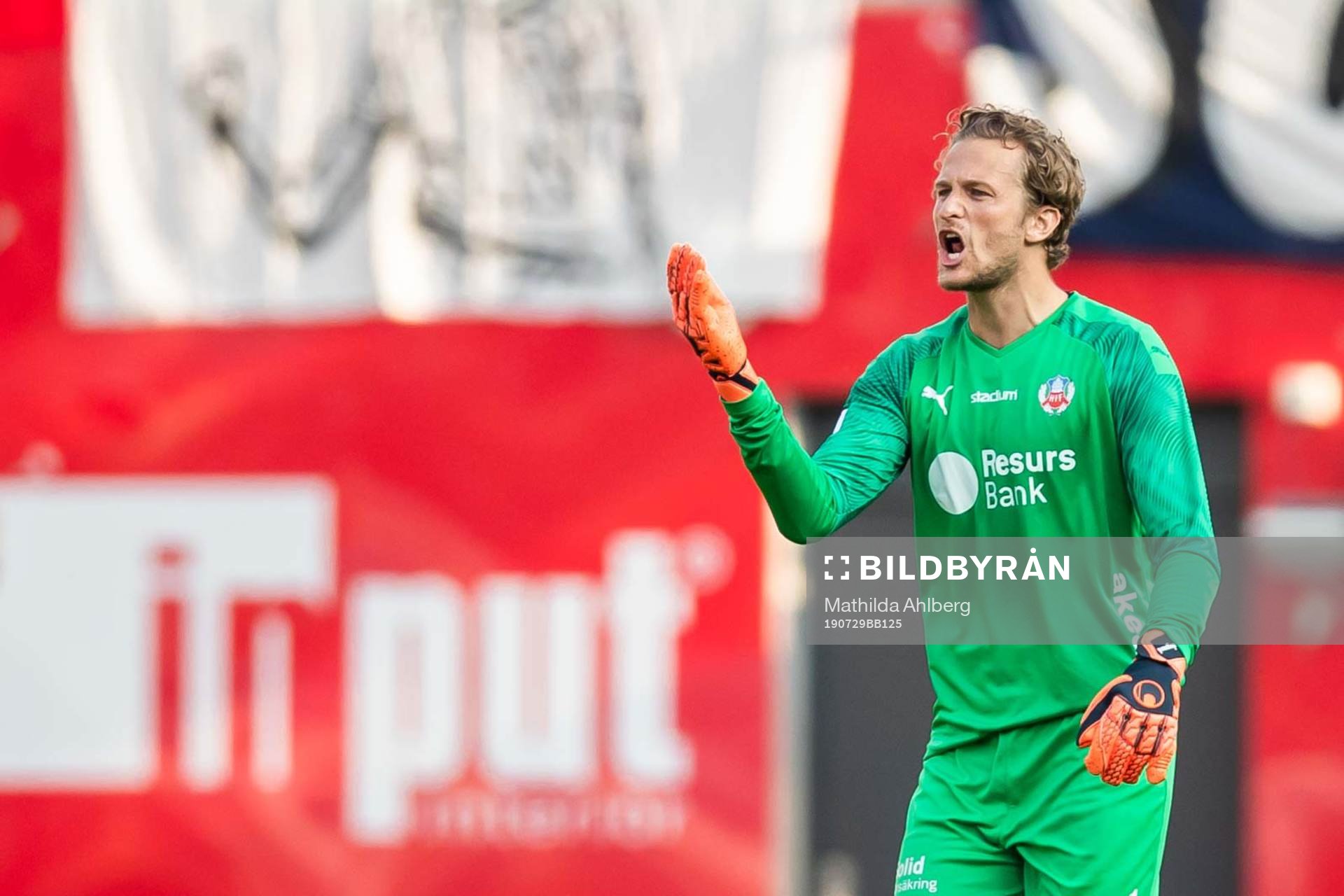 Helsingborgs målvakt Anders Lindegaard
