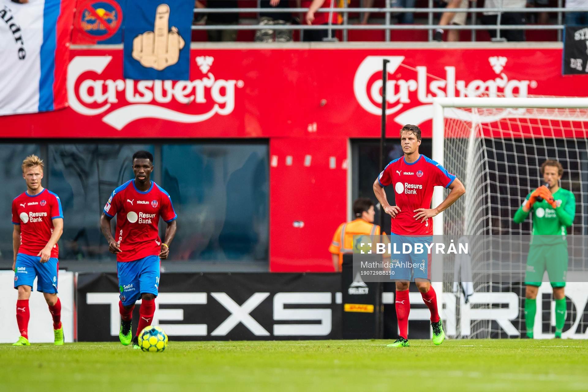 Helsingborgs Andreas Landgren, Mohammed Abubakari, Fredrik