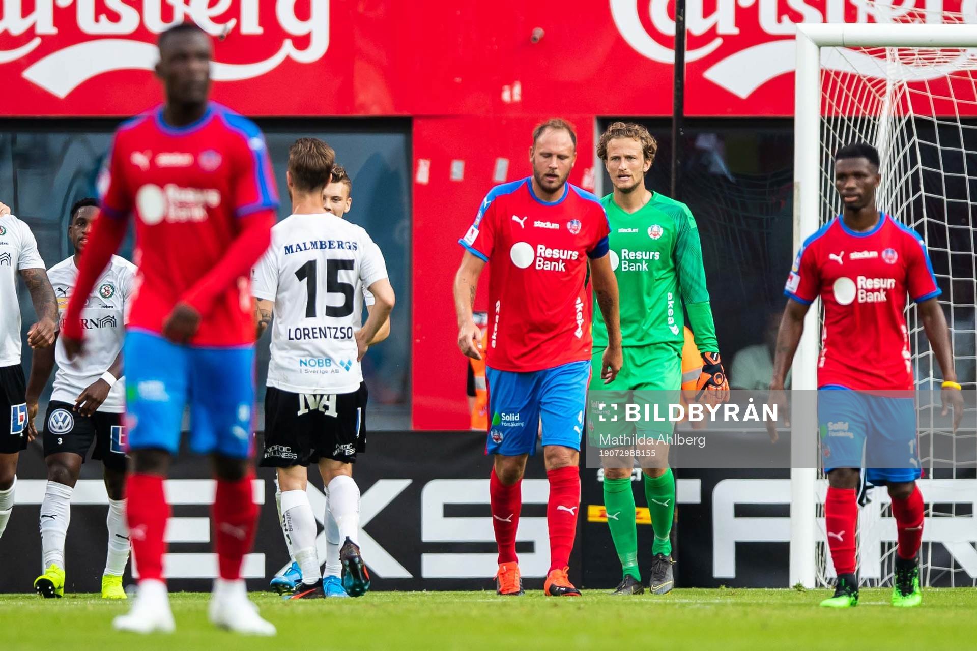 Helsingborgs Andreas Granqvist och målvakt Anders