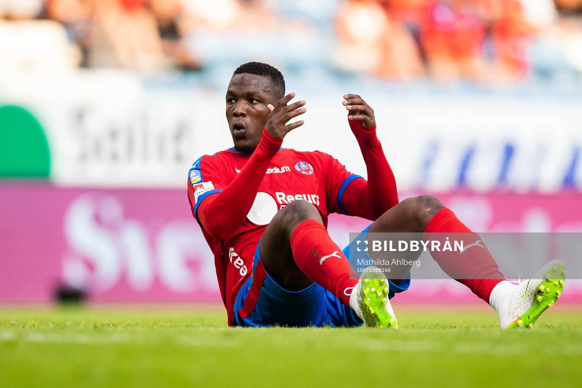 Helsingborgs Alhaji Gero deppar