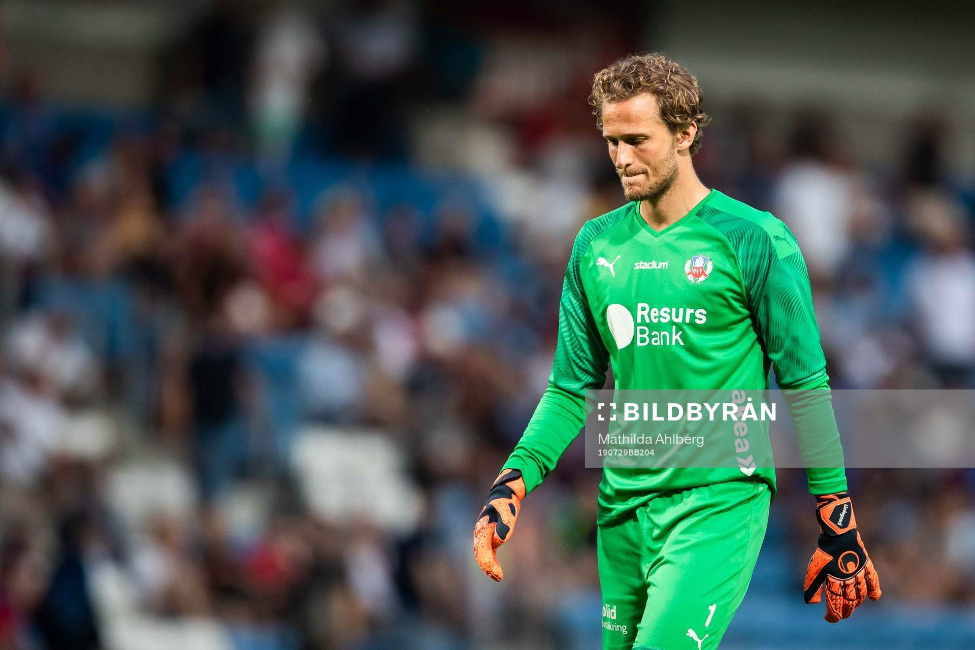Helsingborgs målvakt Anders Lindegaard deppar