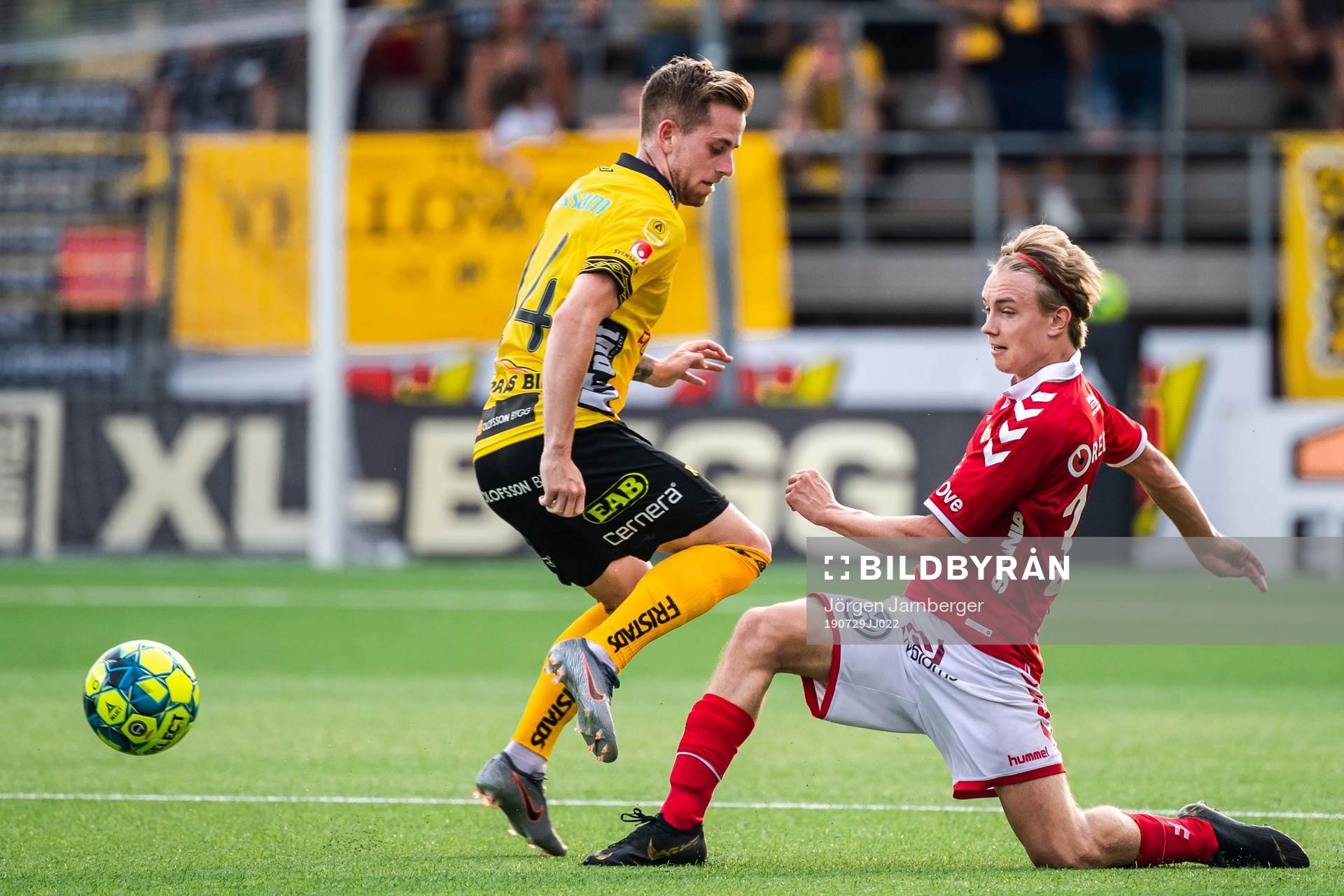 Kalmars Isak Magnusson och Elfsborgs Rasmus Alm