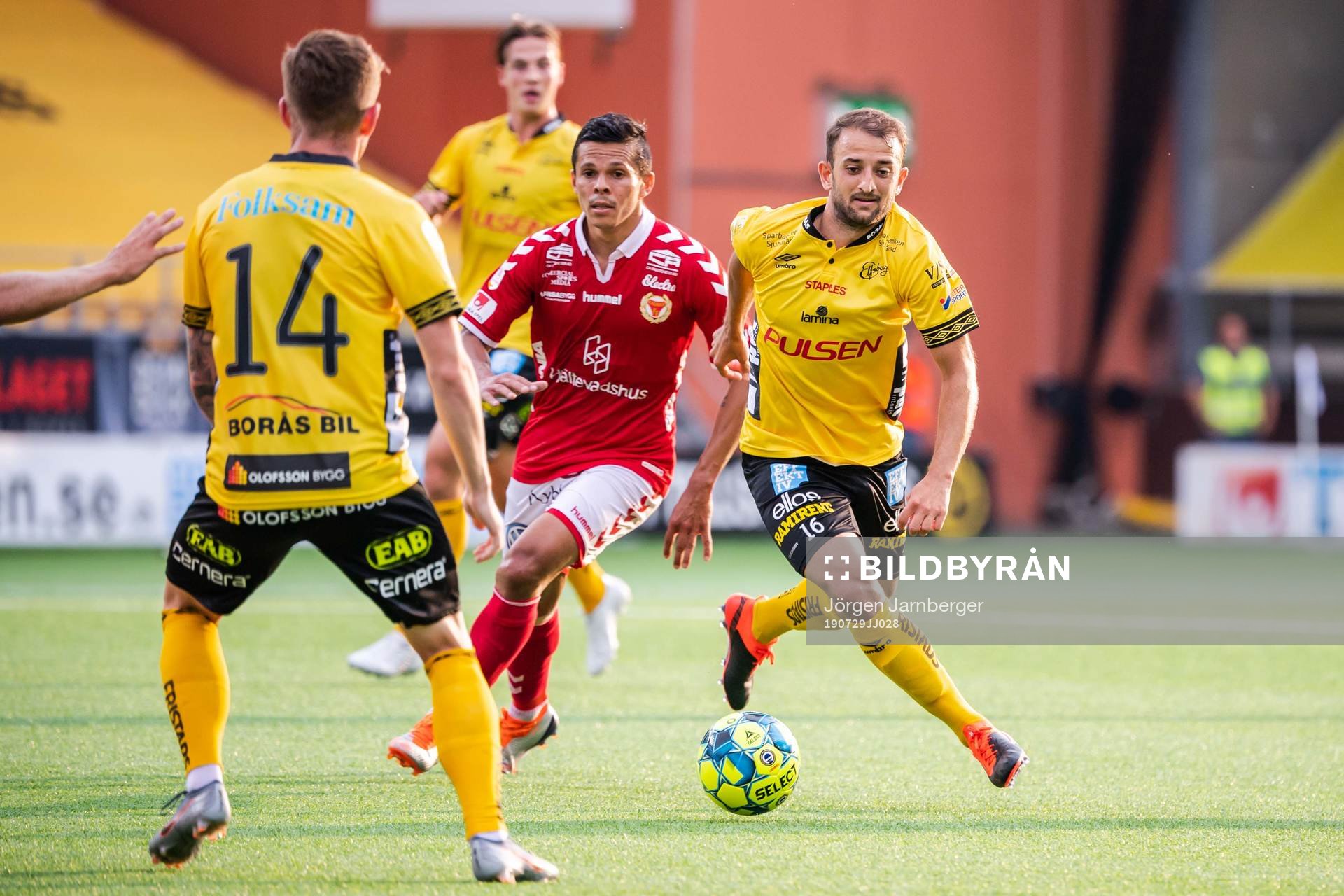 Elfsborgs Robert Gojani och Kalmars Romário Pereira Sipião