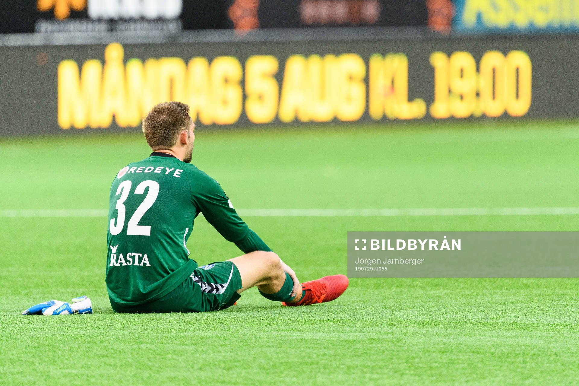 Kalmars målvakt Lucas Hägg-Johansson deppar