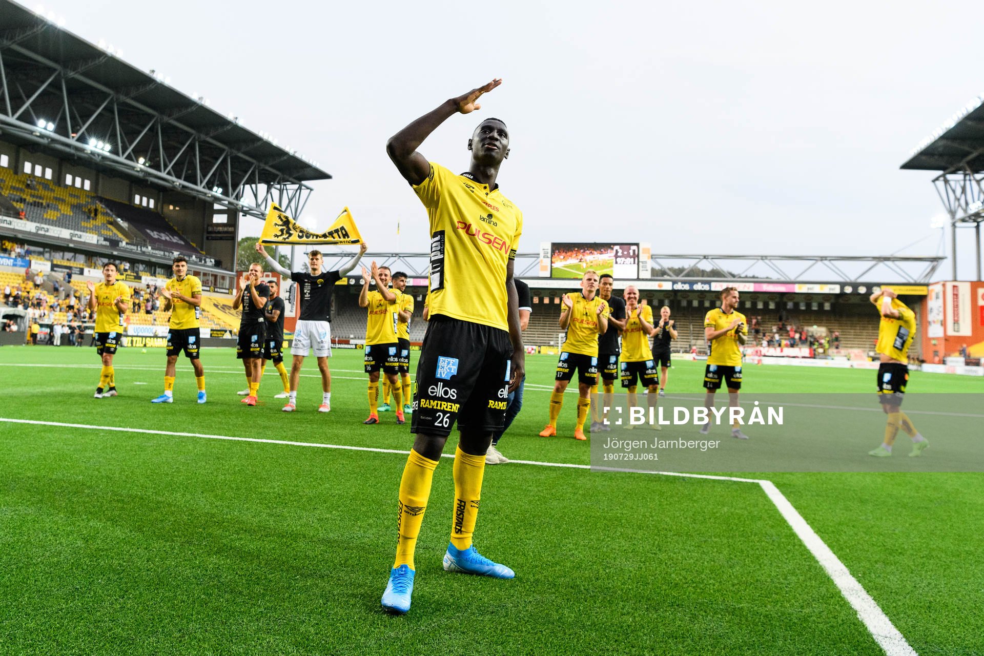 Elfsborgs Marokhy Ndione tackar supportrarna