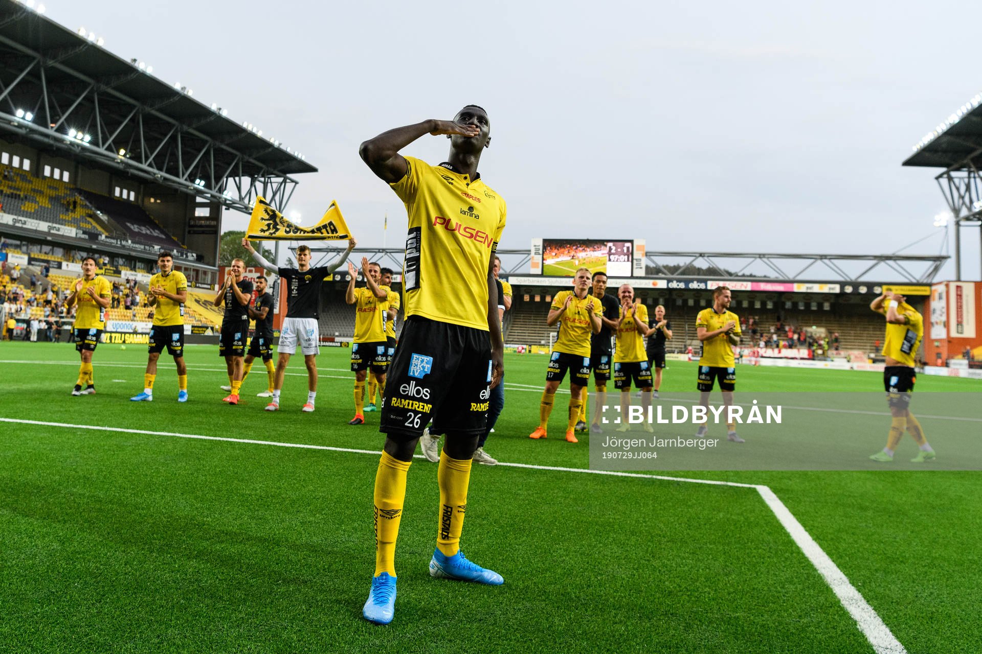 Elfsborgs Marokhy Ndione tackar supportrarna