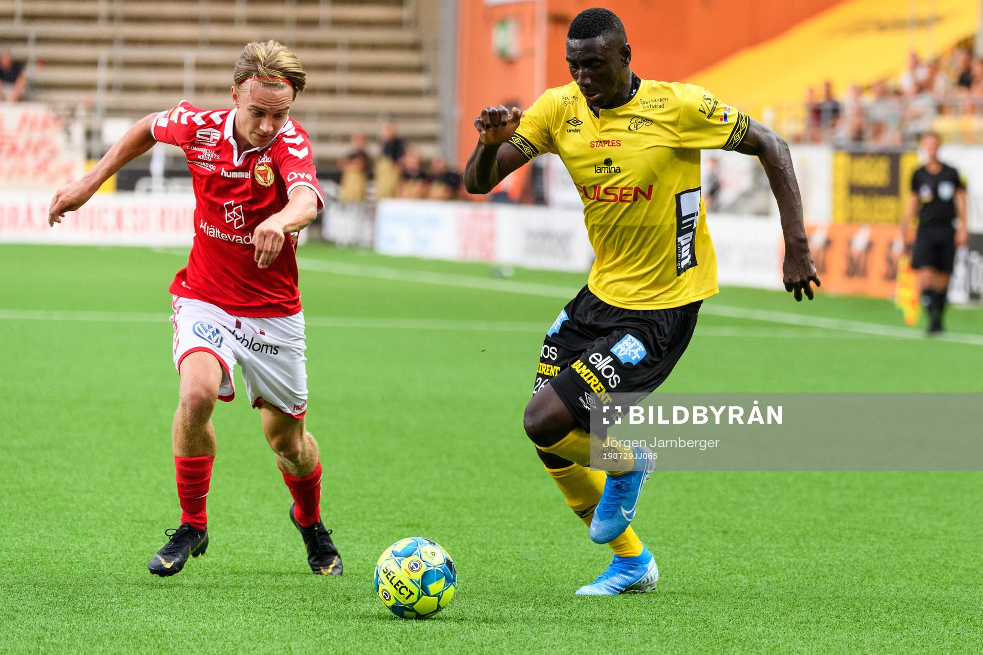 Kalmars Isak Magnusson och Elfsborgs Marokhy Ndione