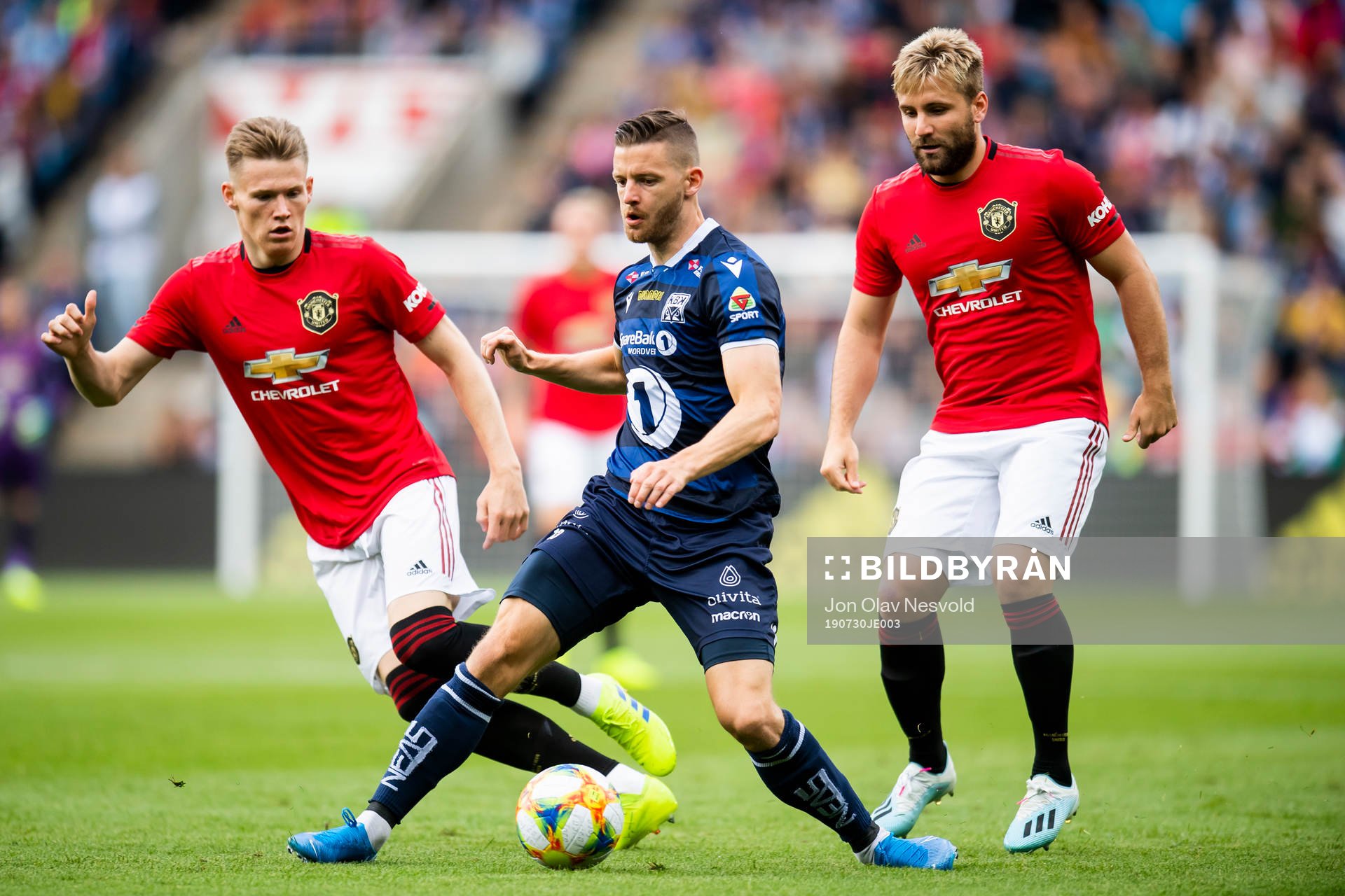Scott McTominay of Manchester United, Bendik Bye of