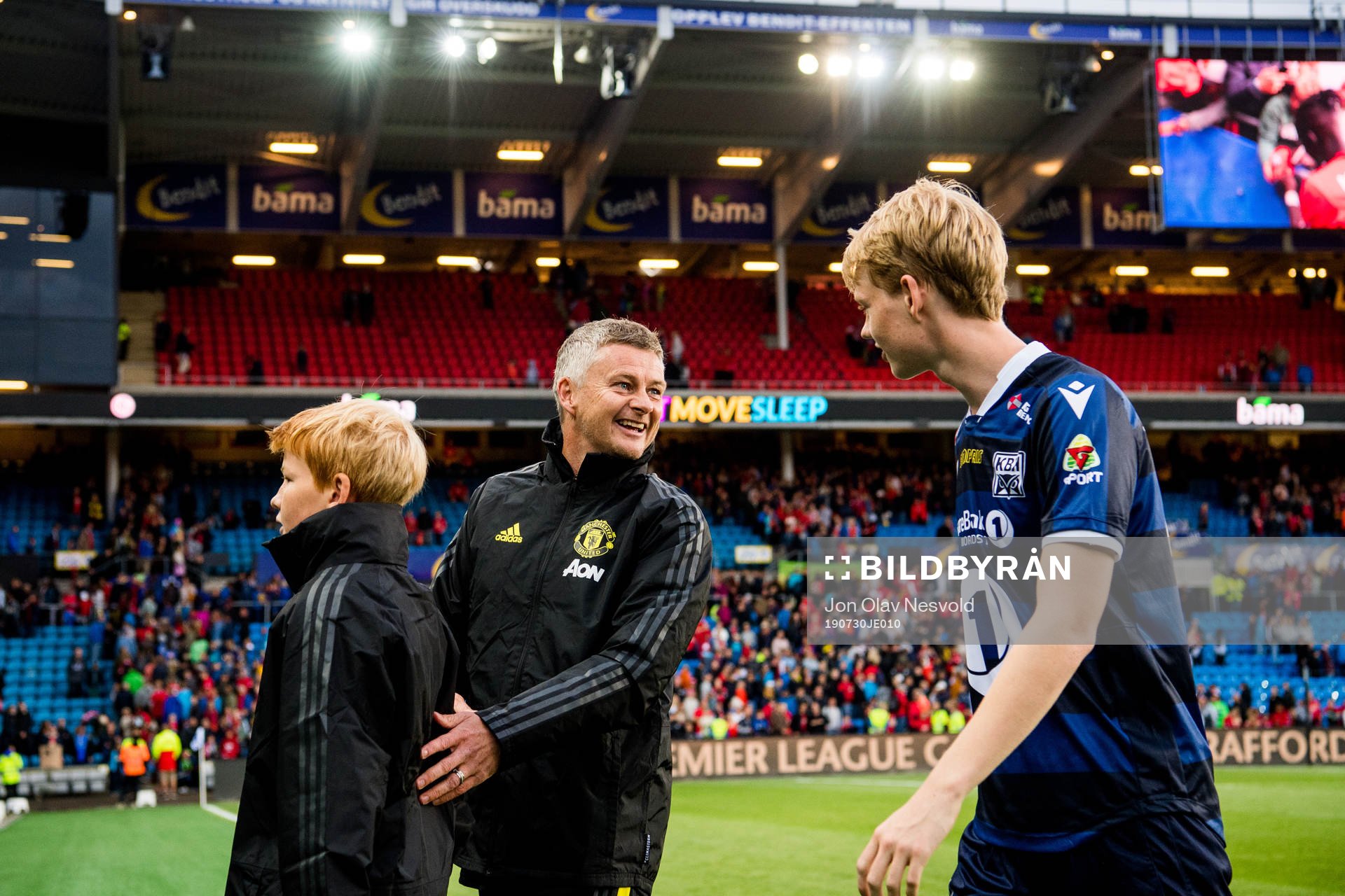 Elijah Solskjær, Ole Gunnar Solskjær, manager of