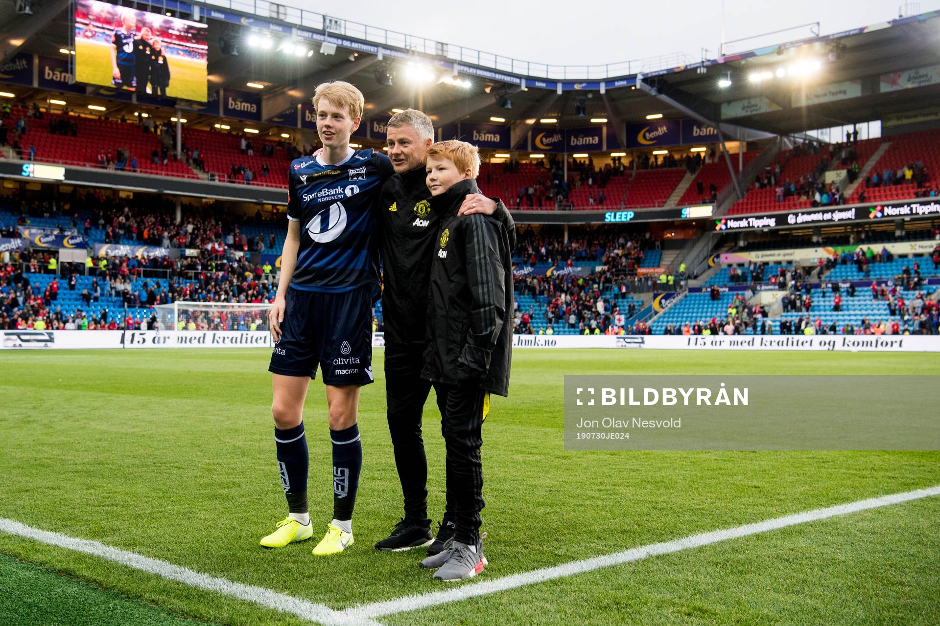 Noah Solskjær of Kristiansund, Ole Gunnar Solskjær,