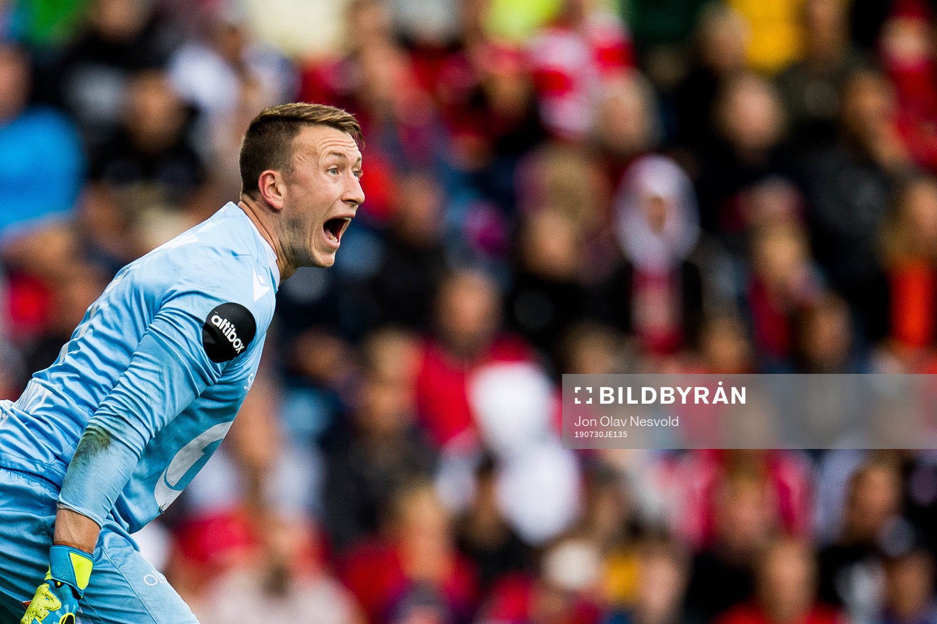 Goalkeeper Sean McDermott of Kristiansund