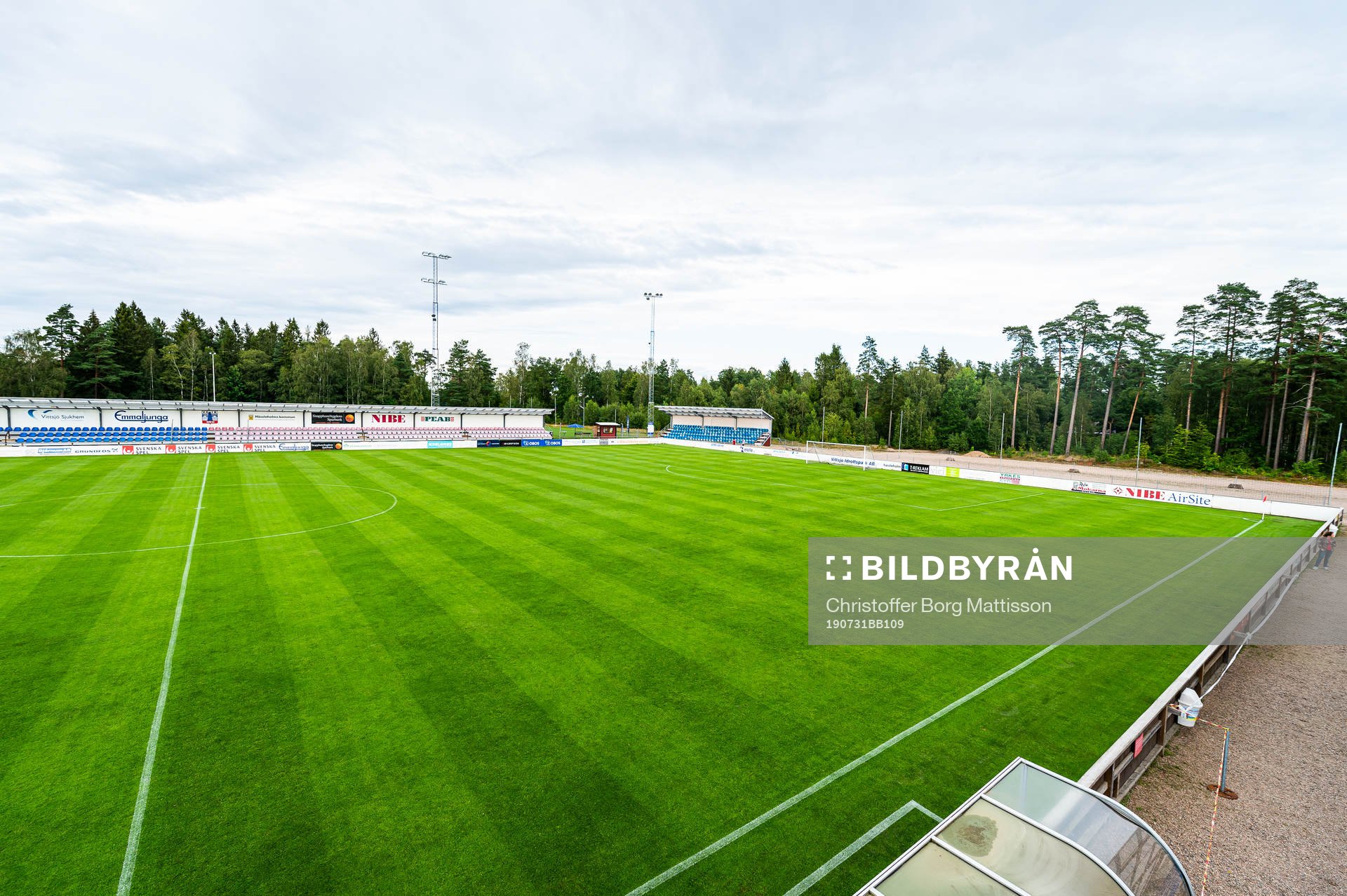 Generell vy över Vittsjö Idrottspark