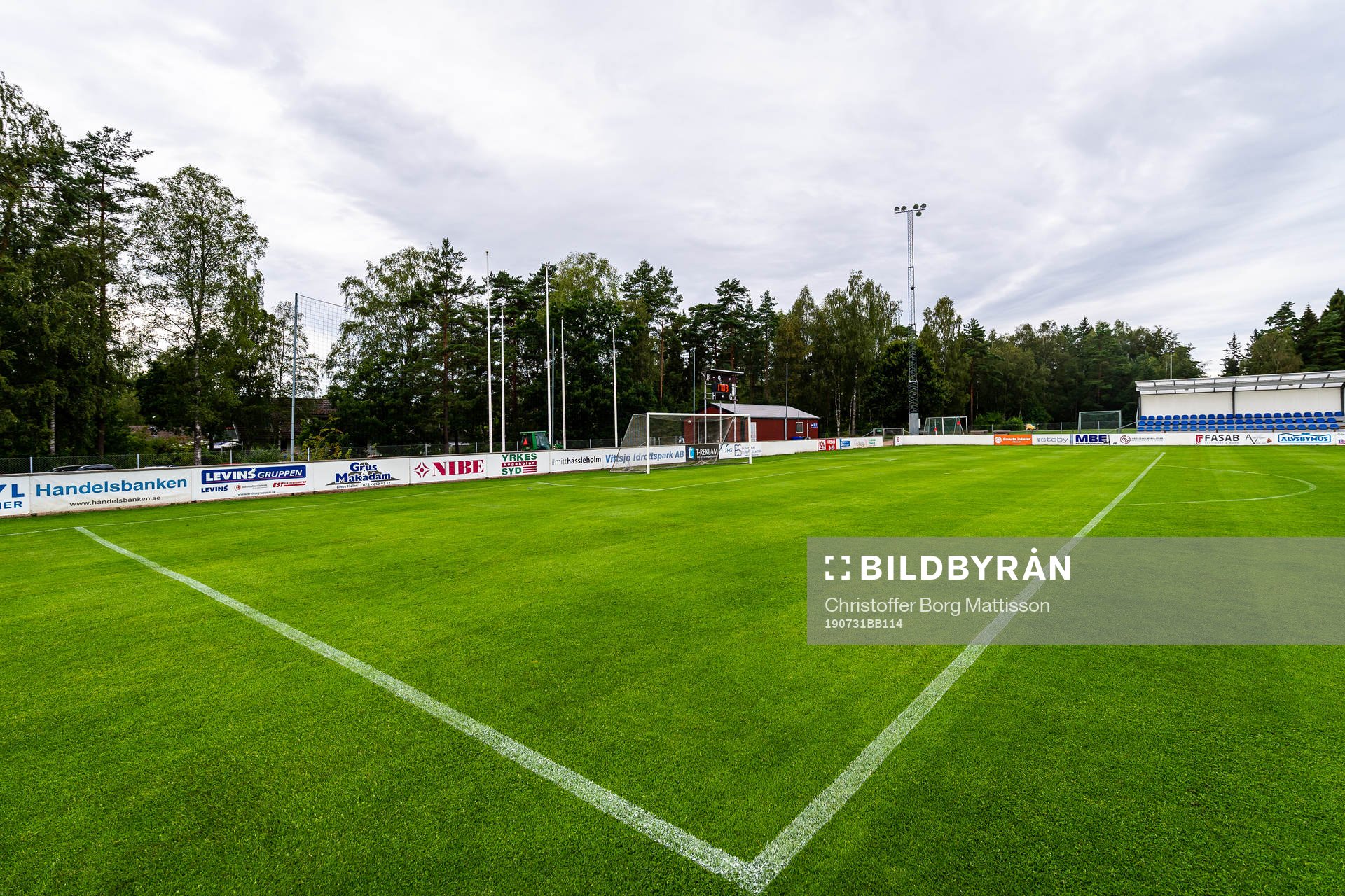 Generell vy över Vittsjö Idrottspark