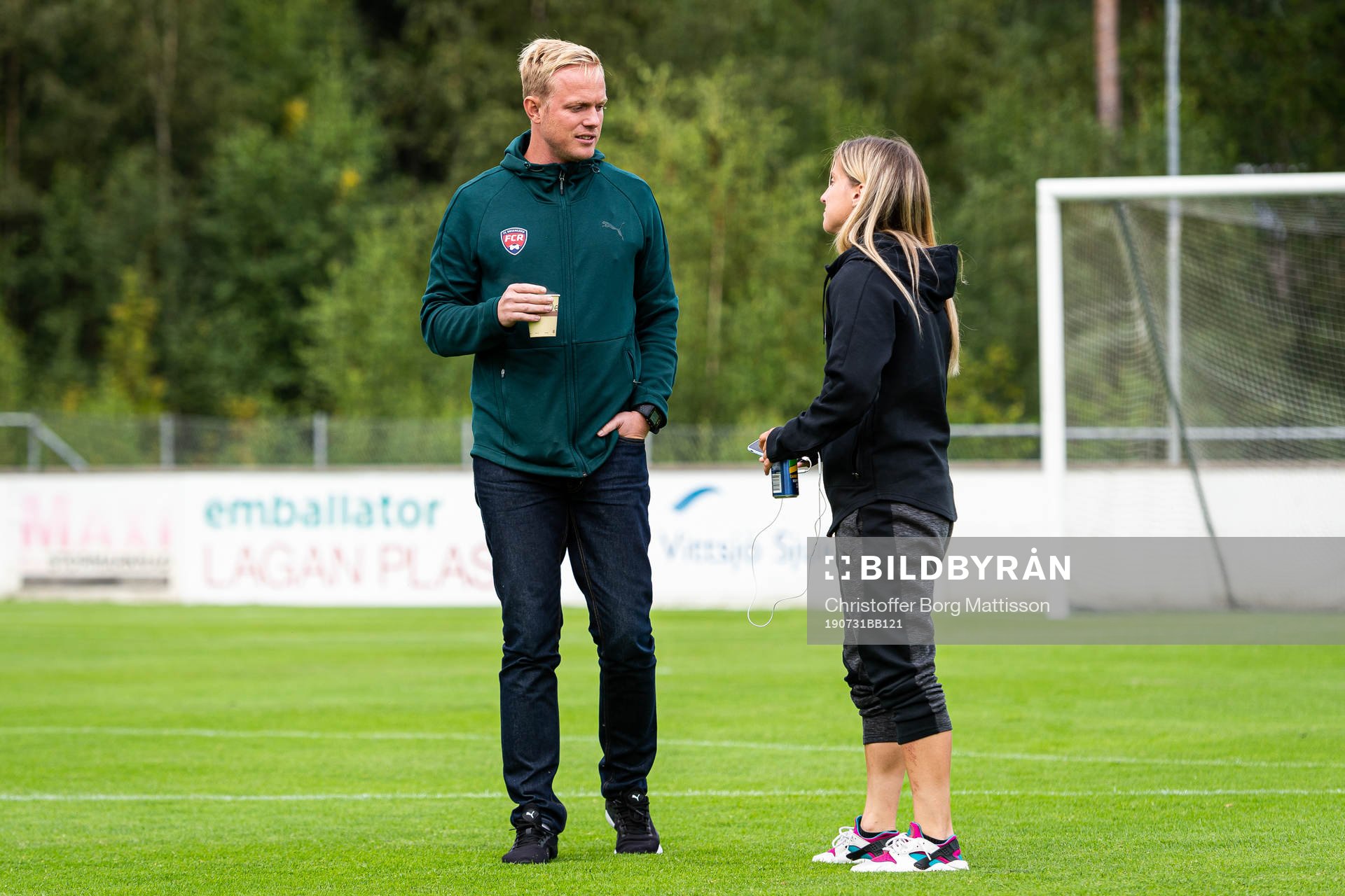 Rosengårds tränare Jonas Eidevall och Jelena Cankovic