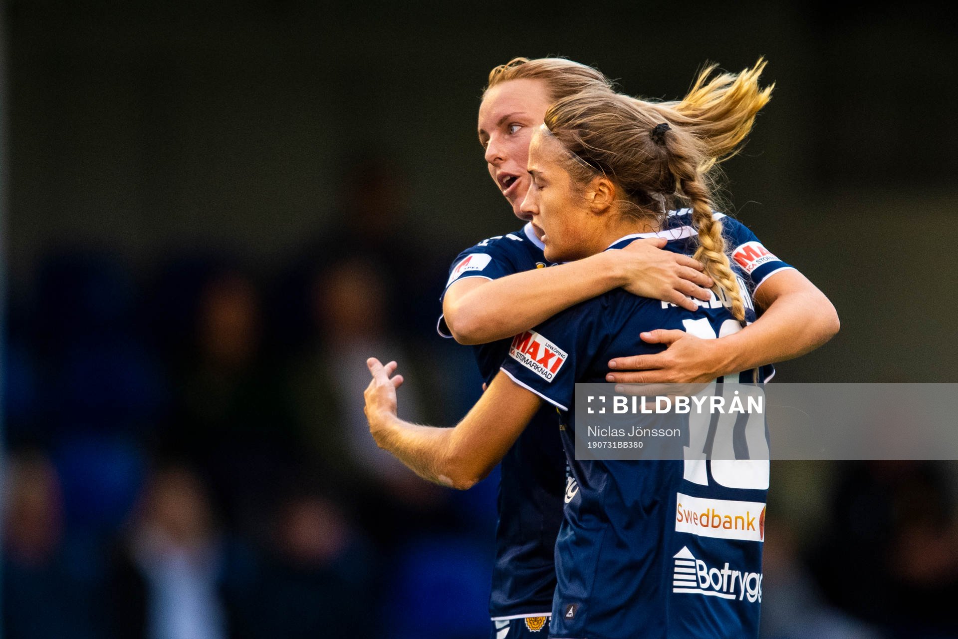 Linköpings Filippa Angeldal jublar
