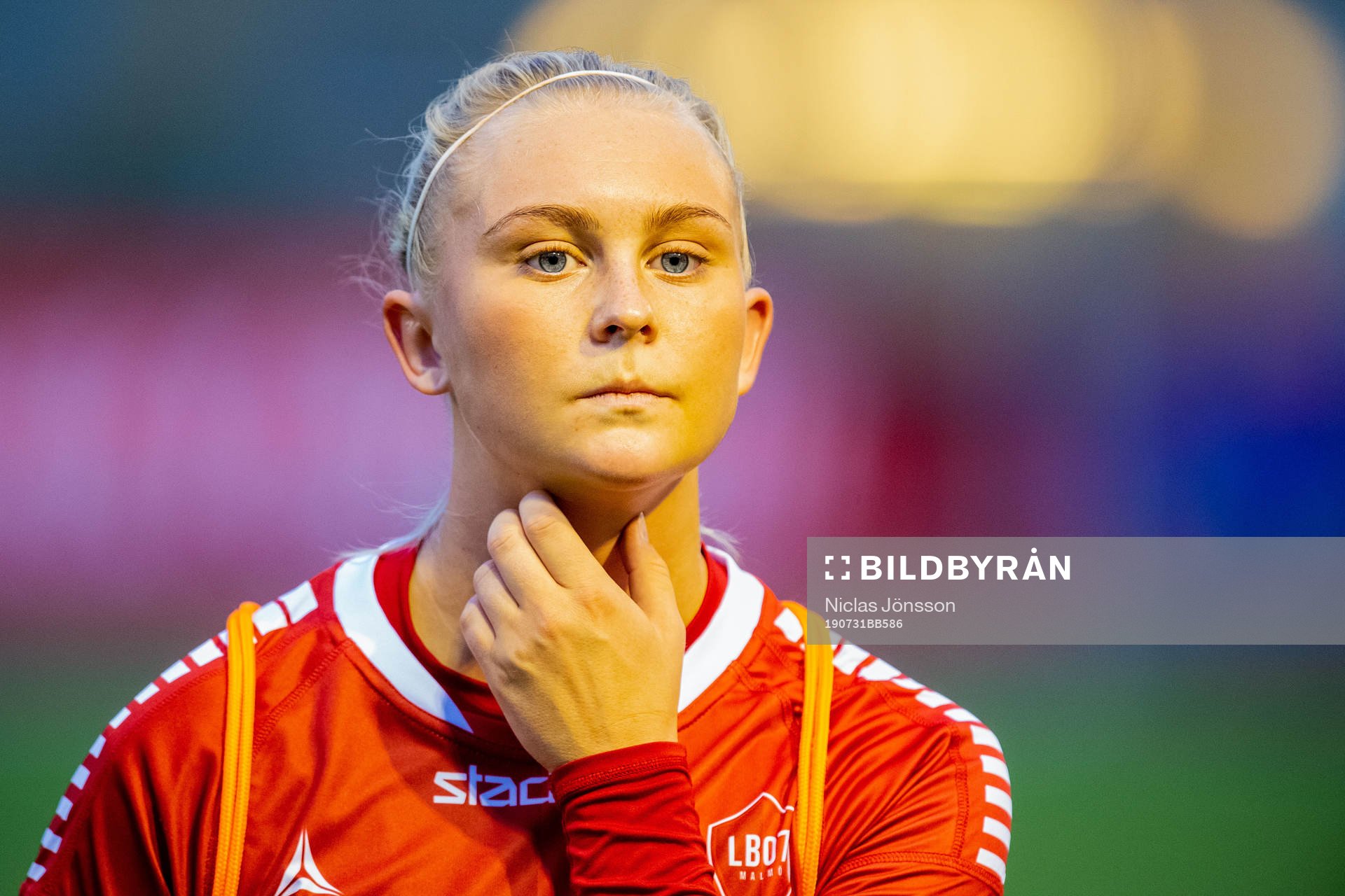 Limhamn Bunkeflos Beatrice Persson deppar  fotbollsmatchen