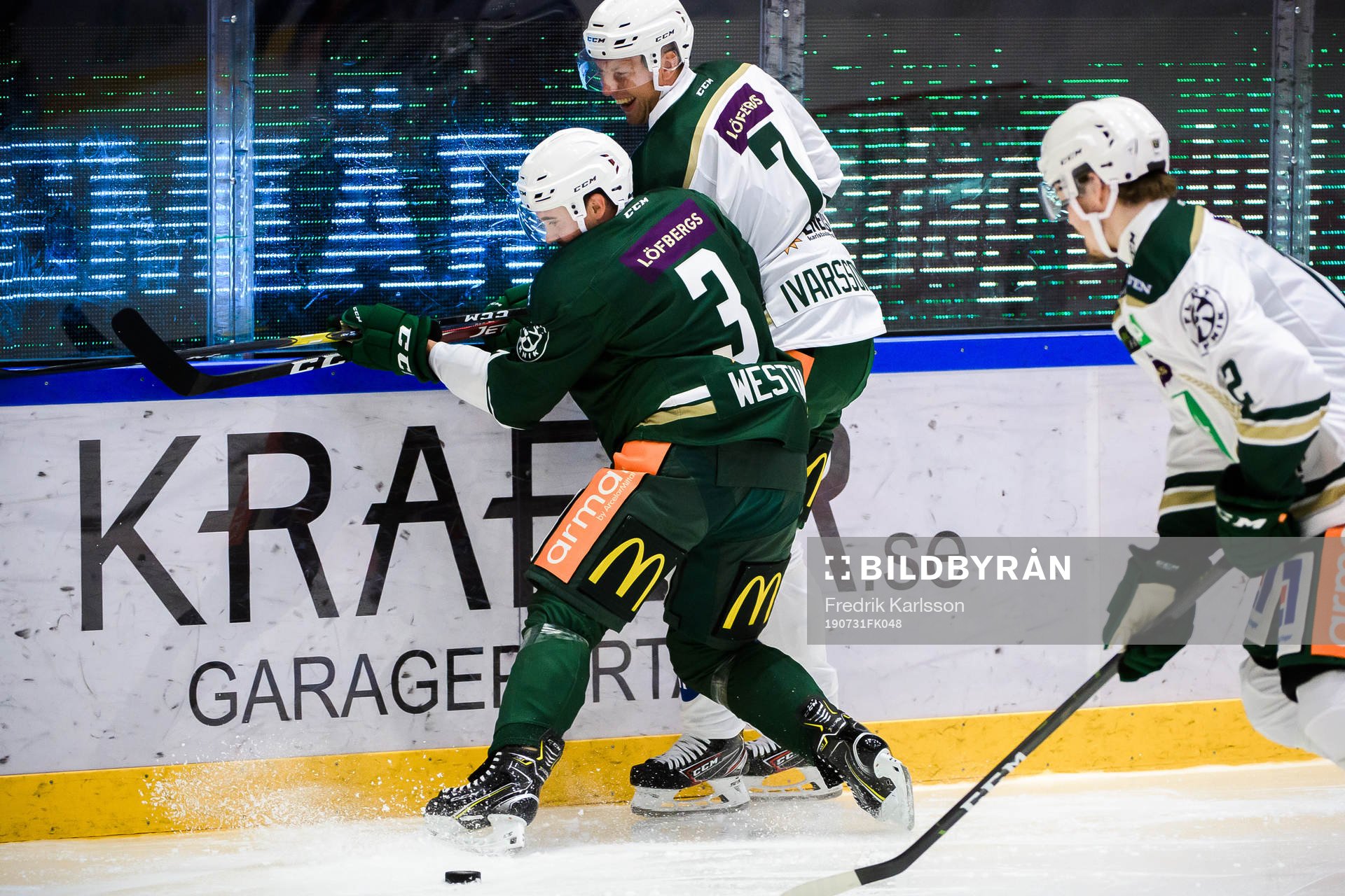 Färjestads Jens Westin och Johan Ivarsson