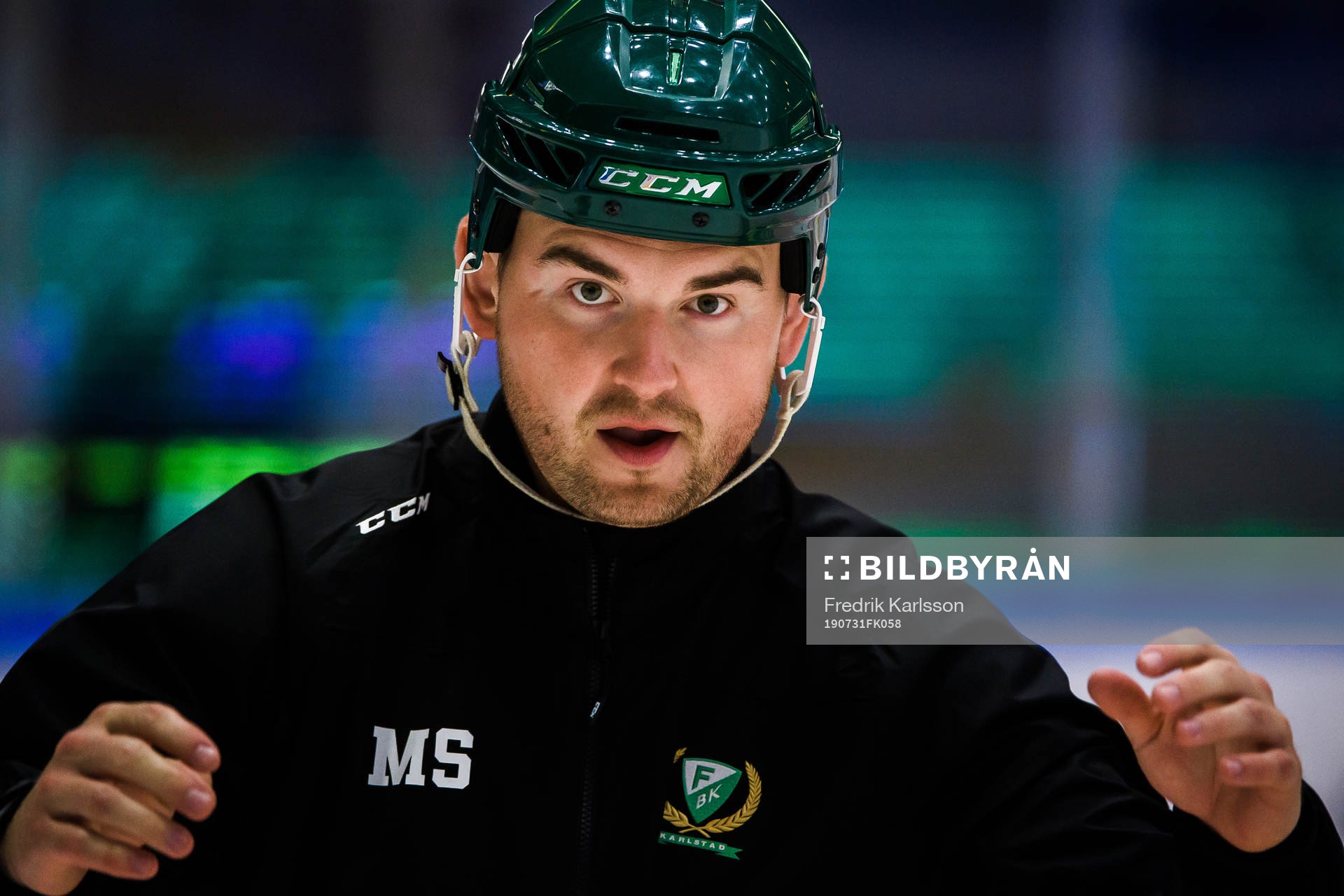 Färjestads målvaktstränare Maciej Szwoch
