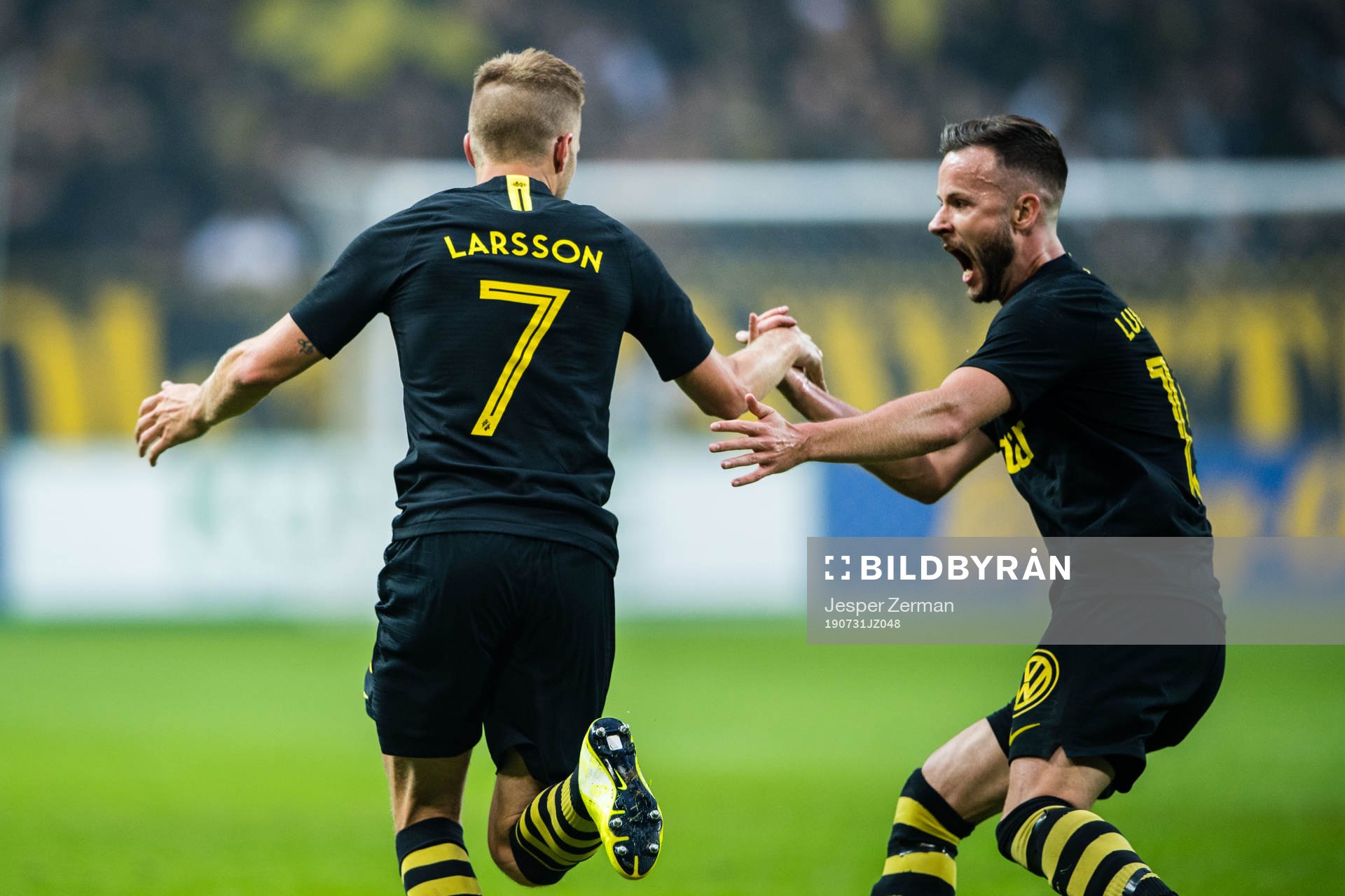 Sebastian Larsson of AIK celebrates