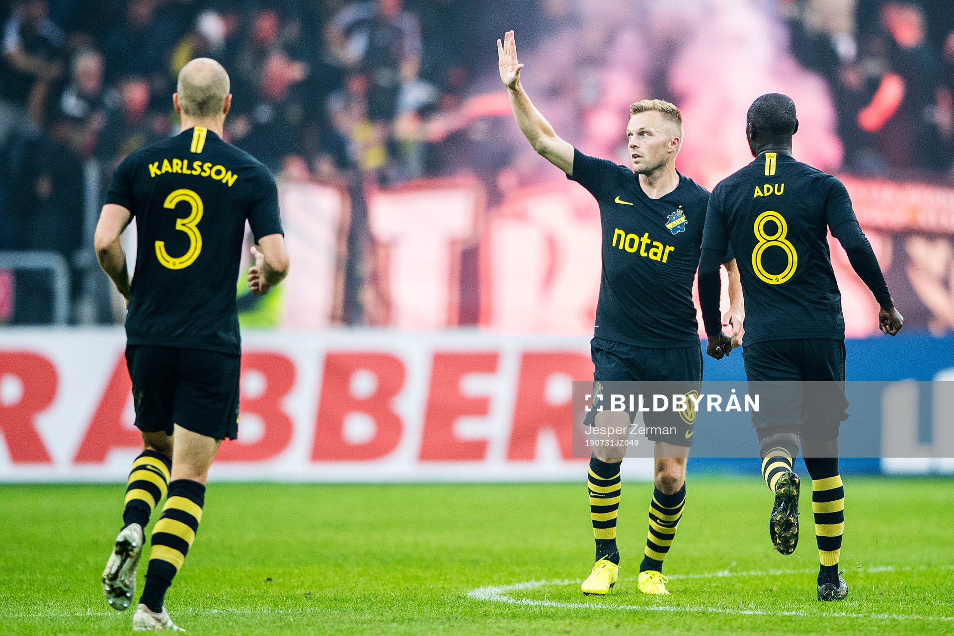 Sebastian Larsson of AIK celebrates
