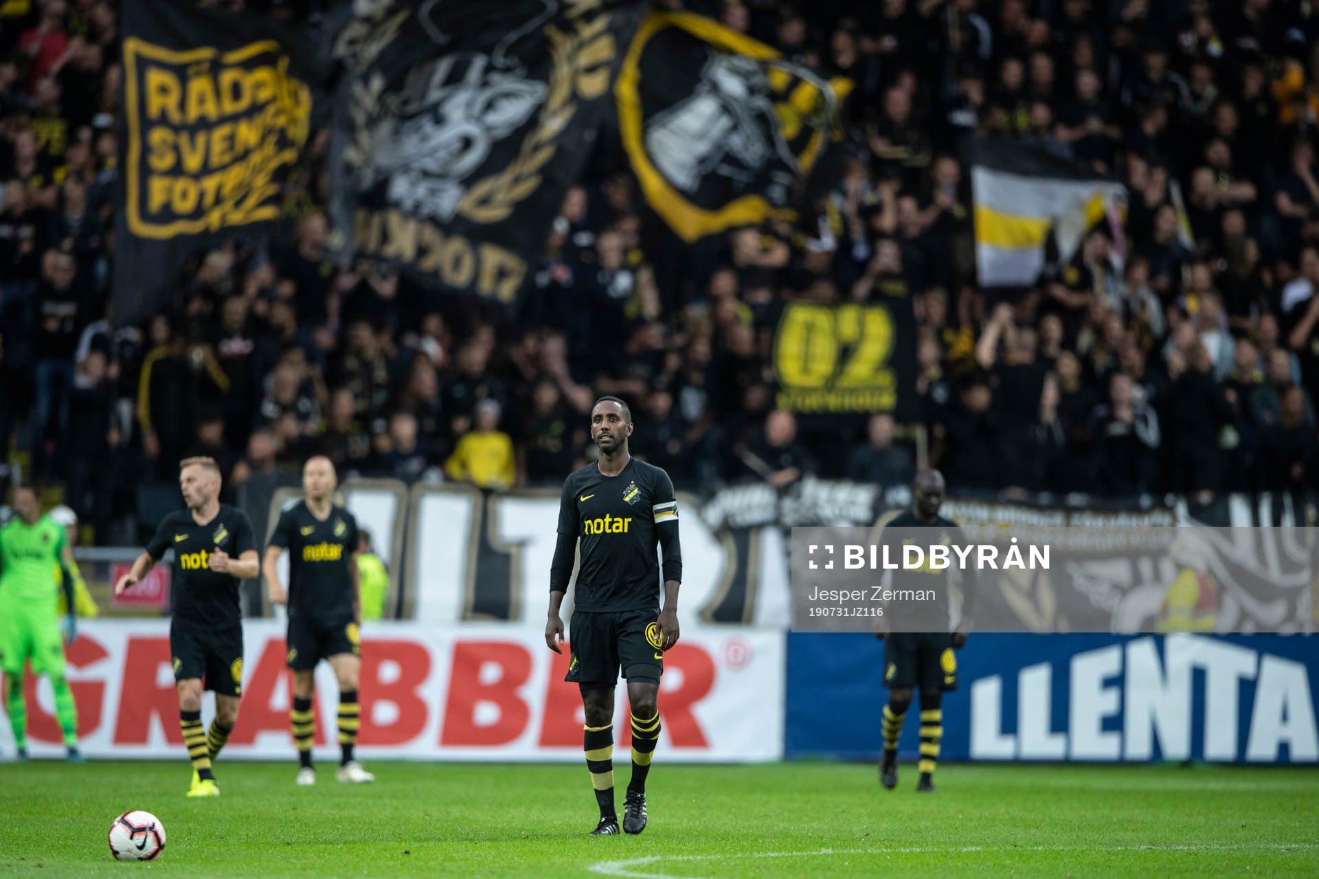 Henok Goitom of AIK looks dejected