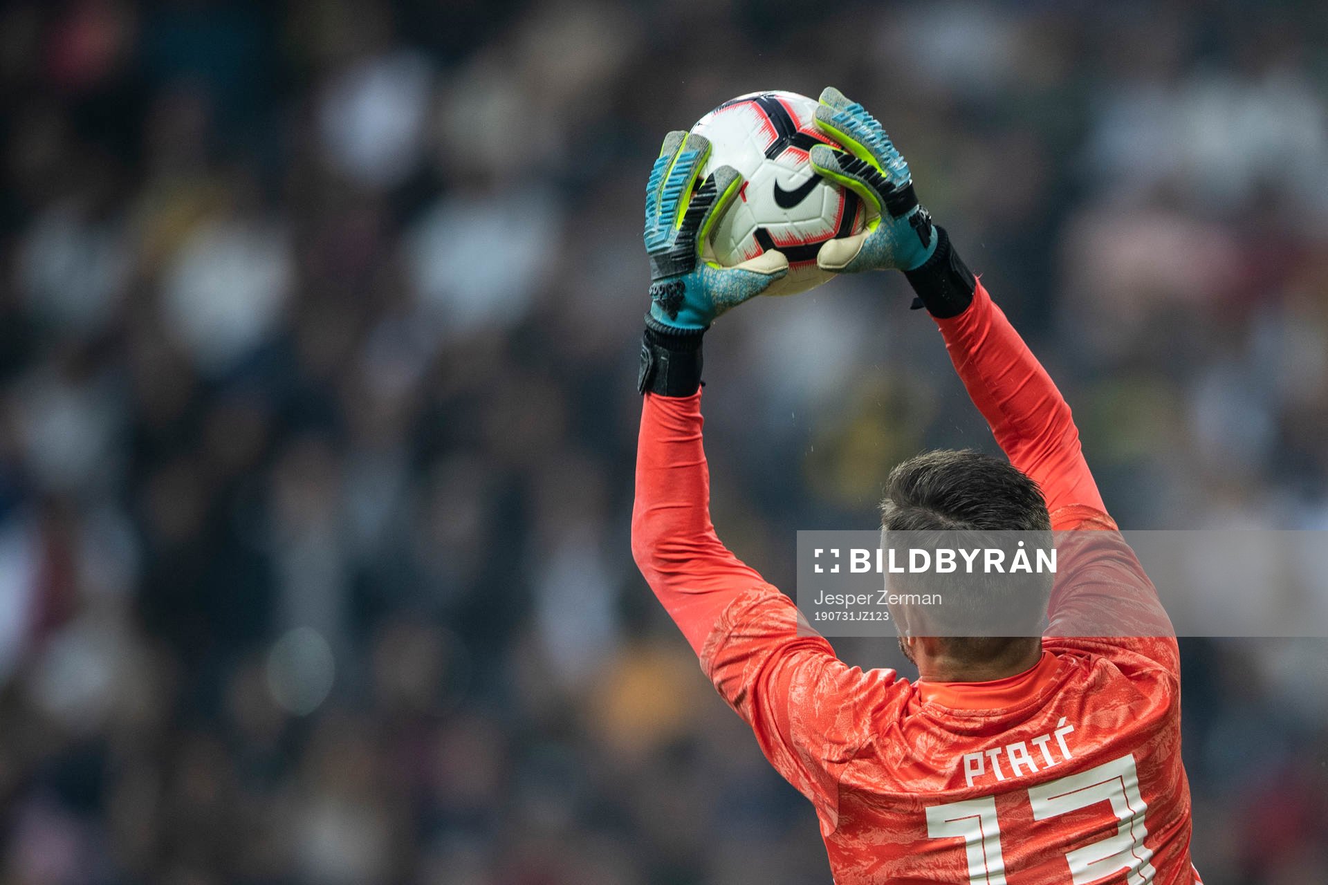Goalkeeper Kenan Piric of Maribor