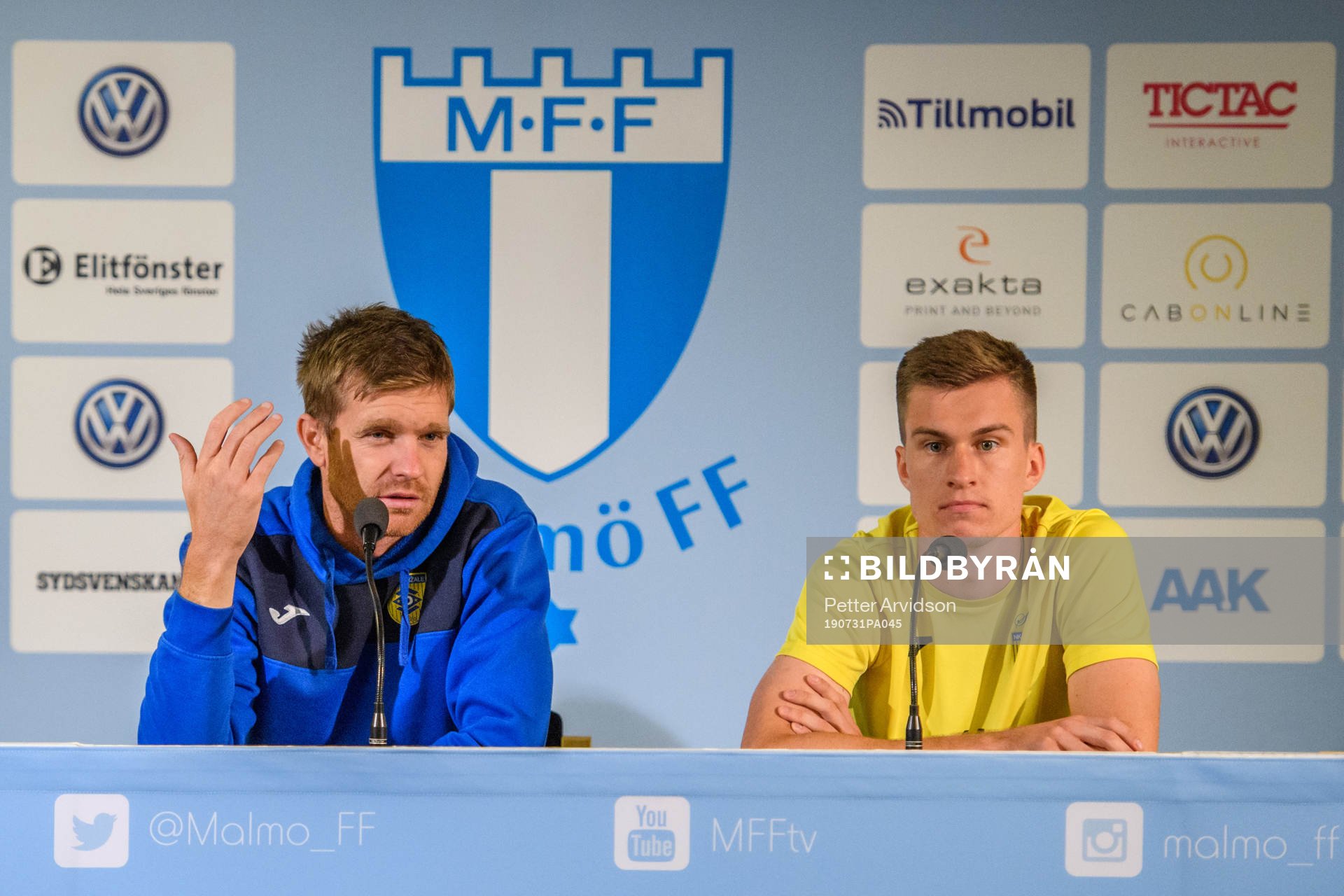 Simon Rozman, head coach and Mattias Käit of Domzale