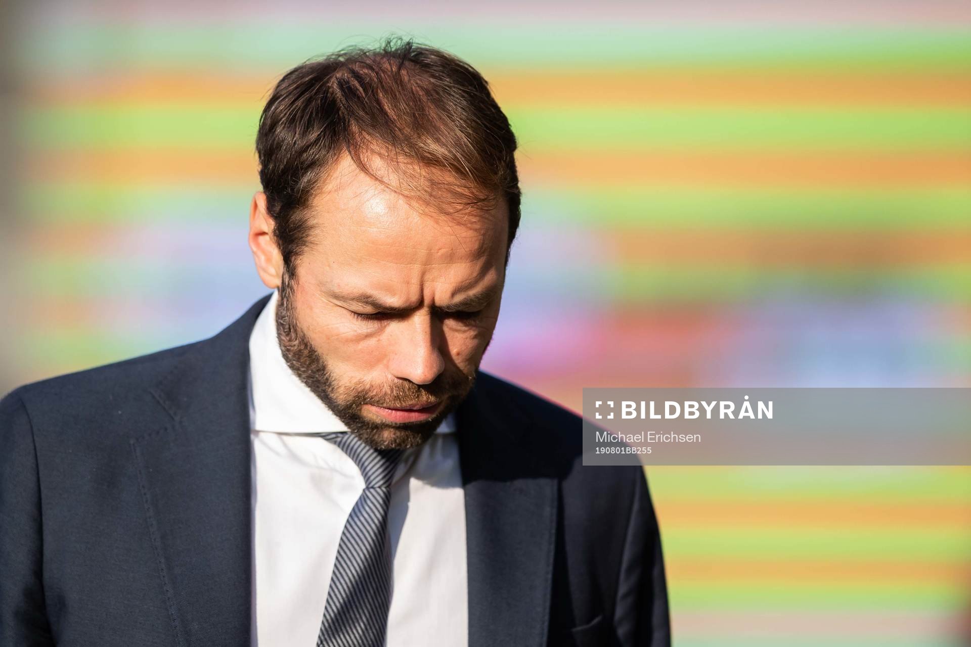 Head coach Andreas Alm of Häcken looks dejected