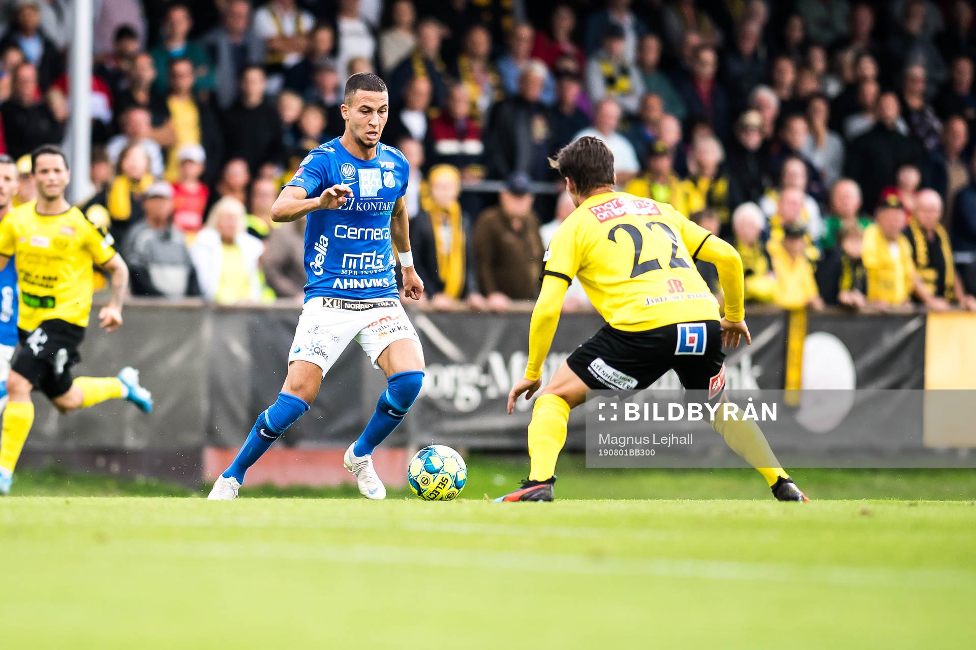 Norrbys Abdelrahman Saidi  och Mjällbys Jesper Gustavsson