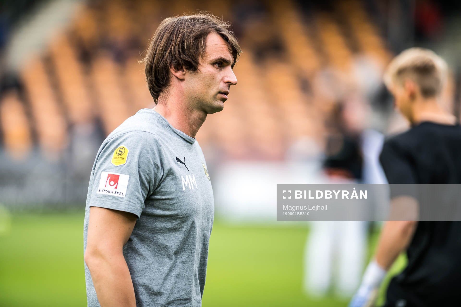 Mjällbys tränare Milos Milojevic  deppar
