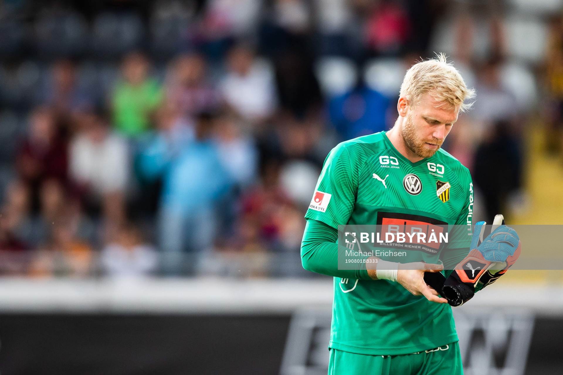 Goalkeeper Peter Abrahamsson of Häcken looks dejected