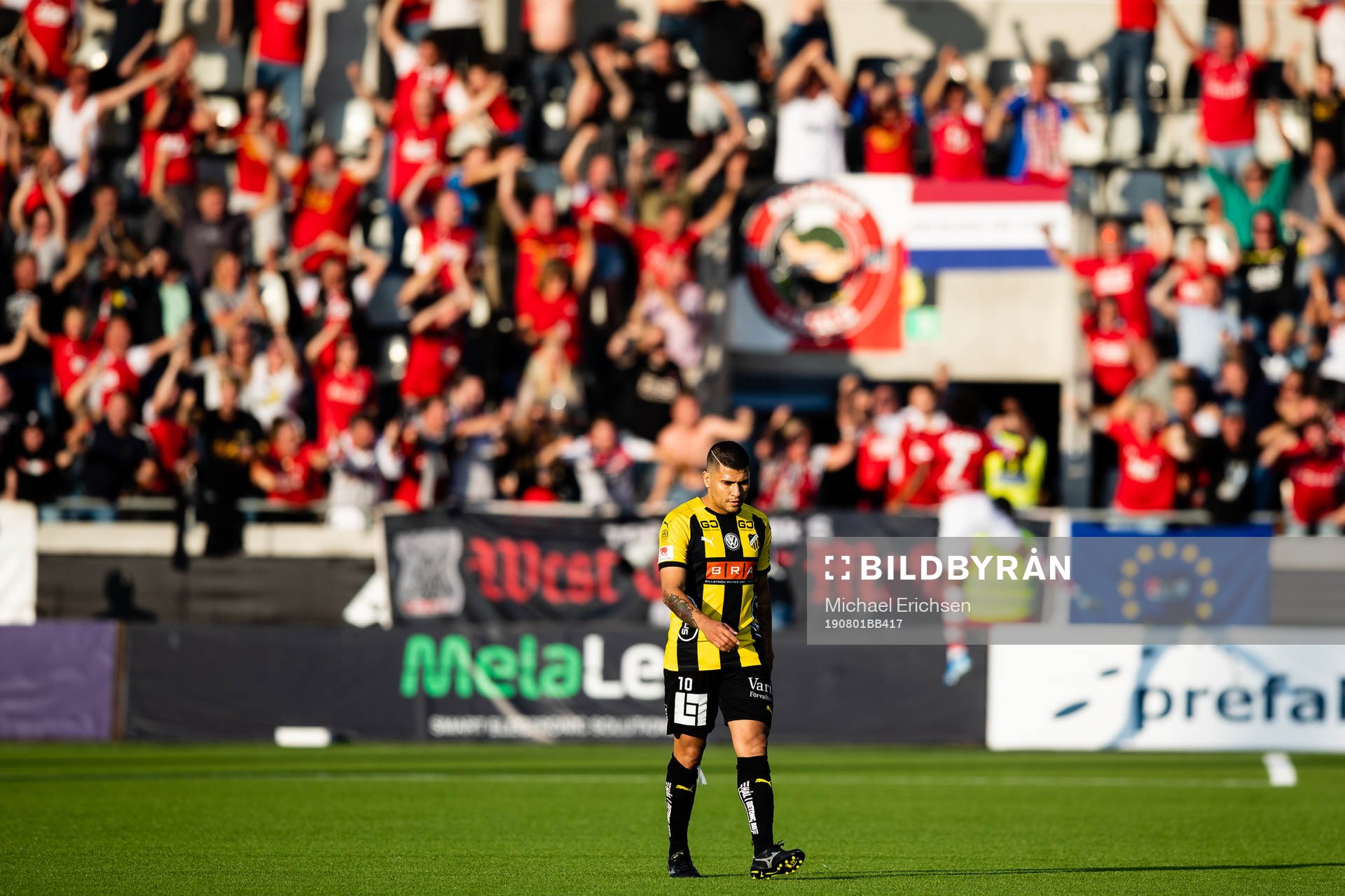Paulinho of Häcken looks dejected