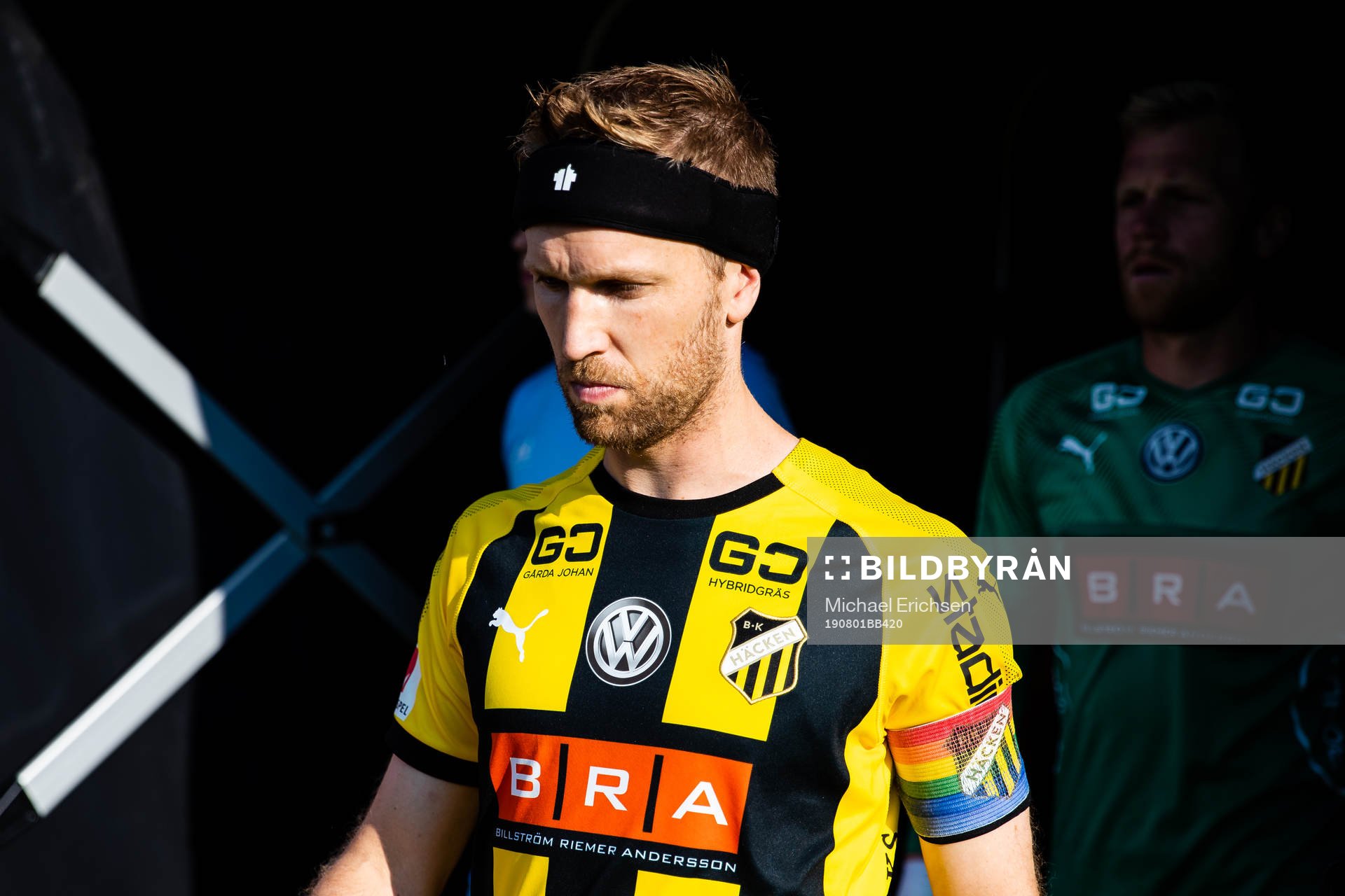 Rasmus Lindgren of Häcken prior to the UEFA Europa League