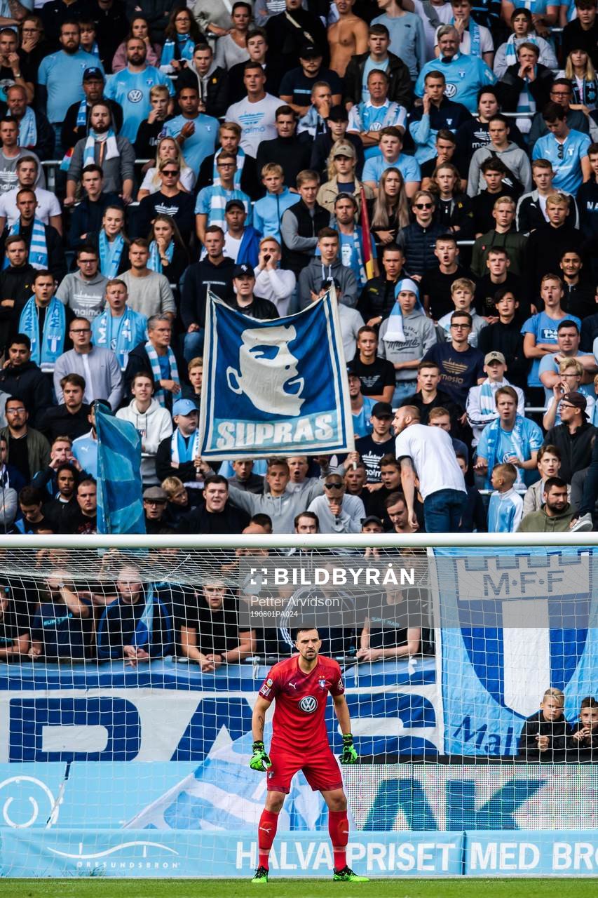 Goalkeeper Dusan Melicharek of Malmö FF