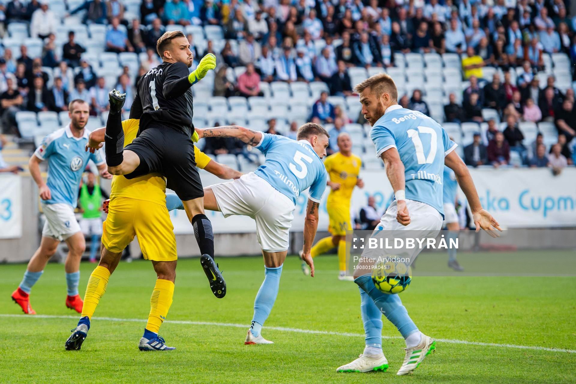 Goalkeeper Grega Sorcan of Domzale with a save