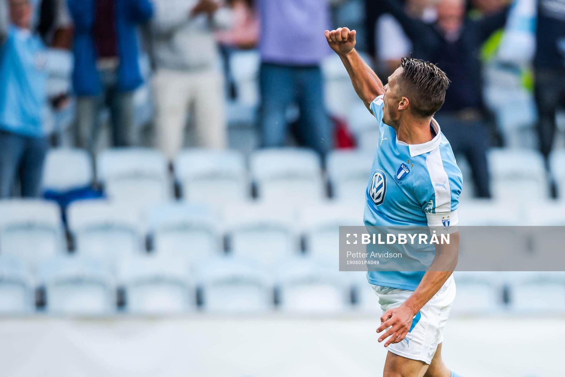 Markus Rosenberg of Malmö FF celebrates