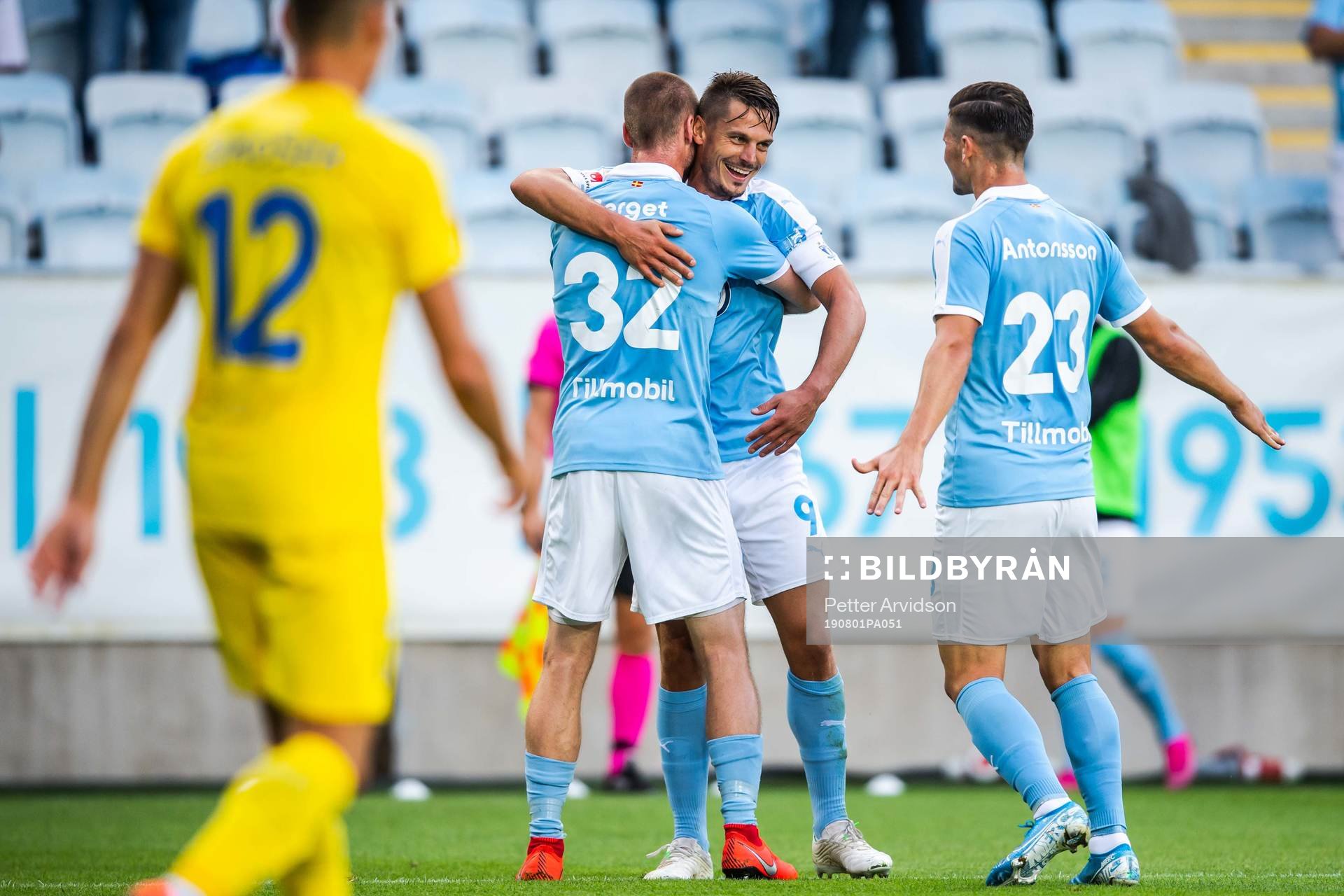 Markus Rosenberg, Jo Inge Berget and Marcus Antonsson of